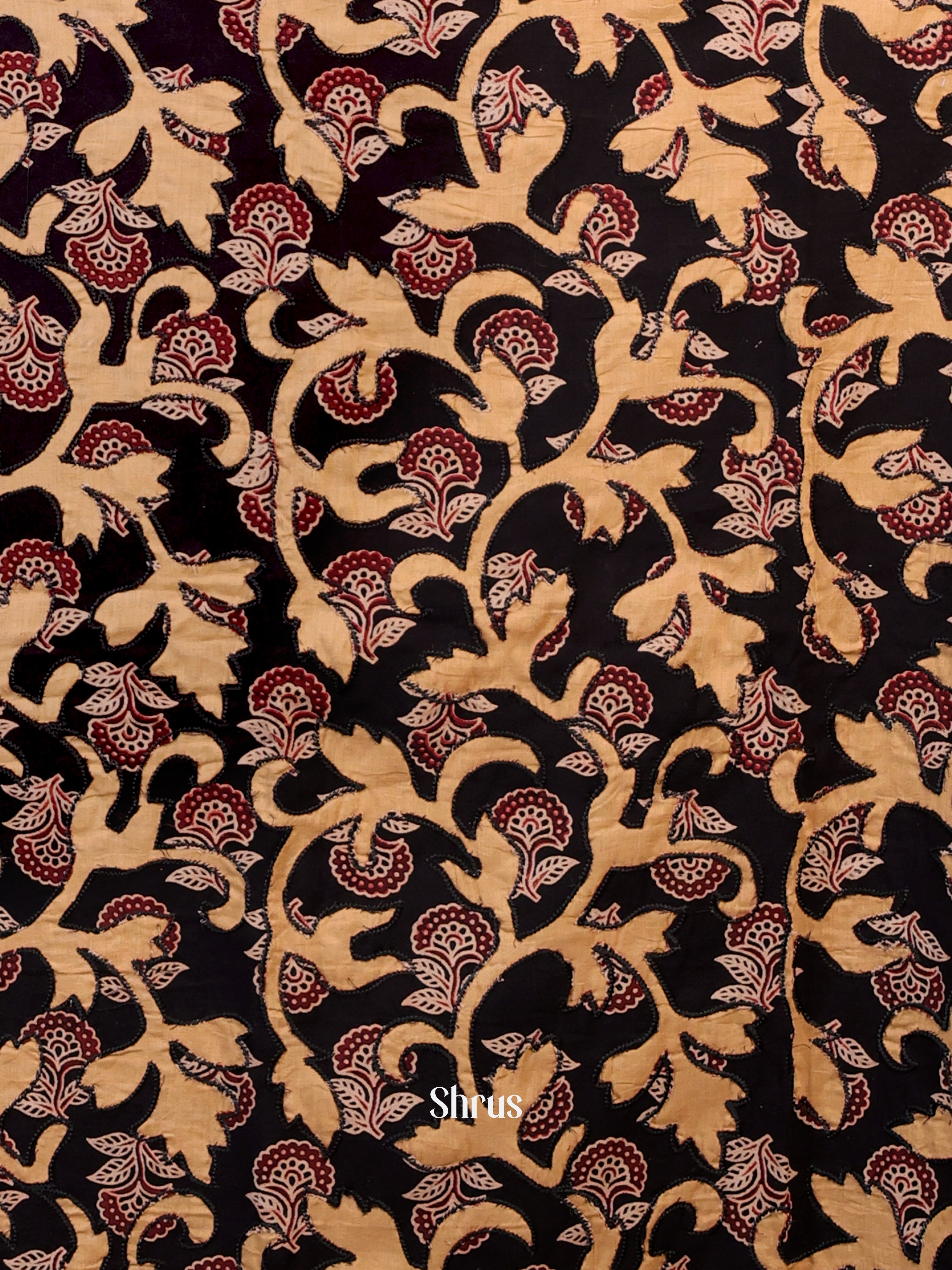 Black & Red - Ajrakh Salwar - Shop on Shrus.com