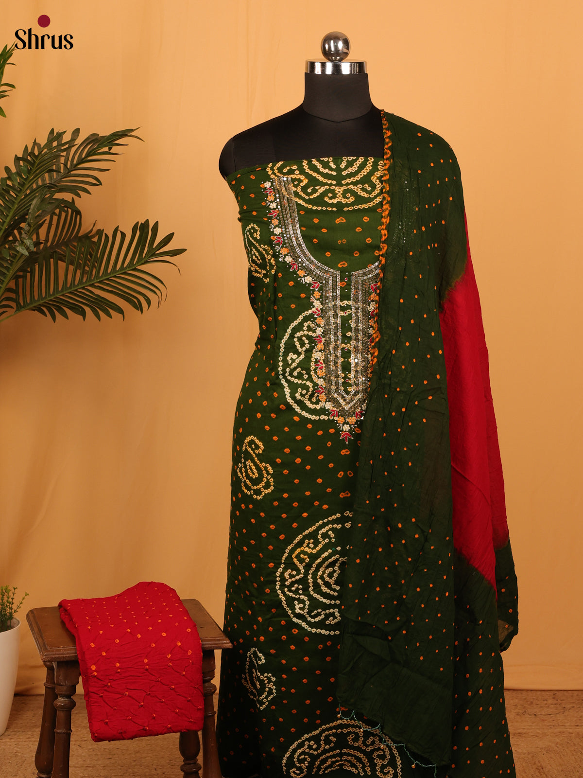 CIS13156 - Bandhini salwar - Shop on Shrus.com