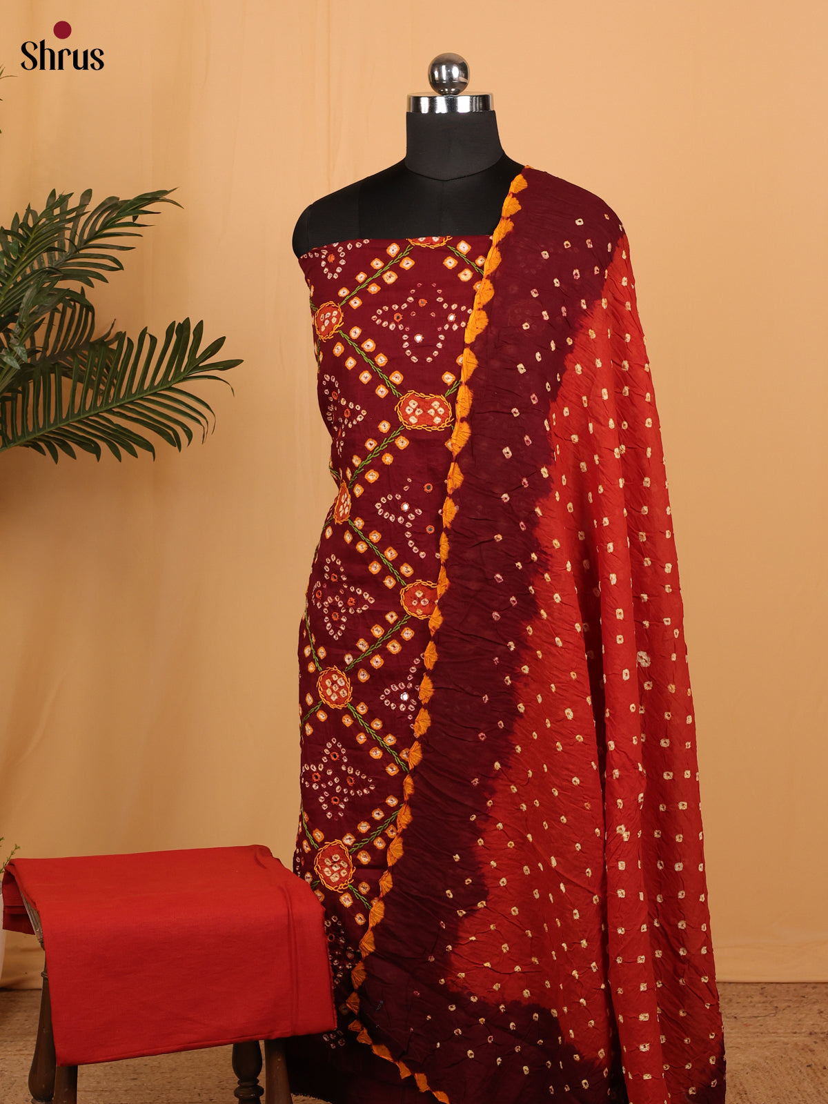 CIS13160 - Bandhini salwar - Shop on Shrus.com