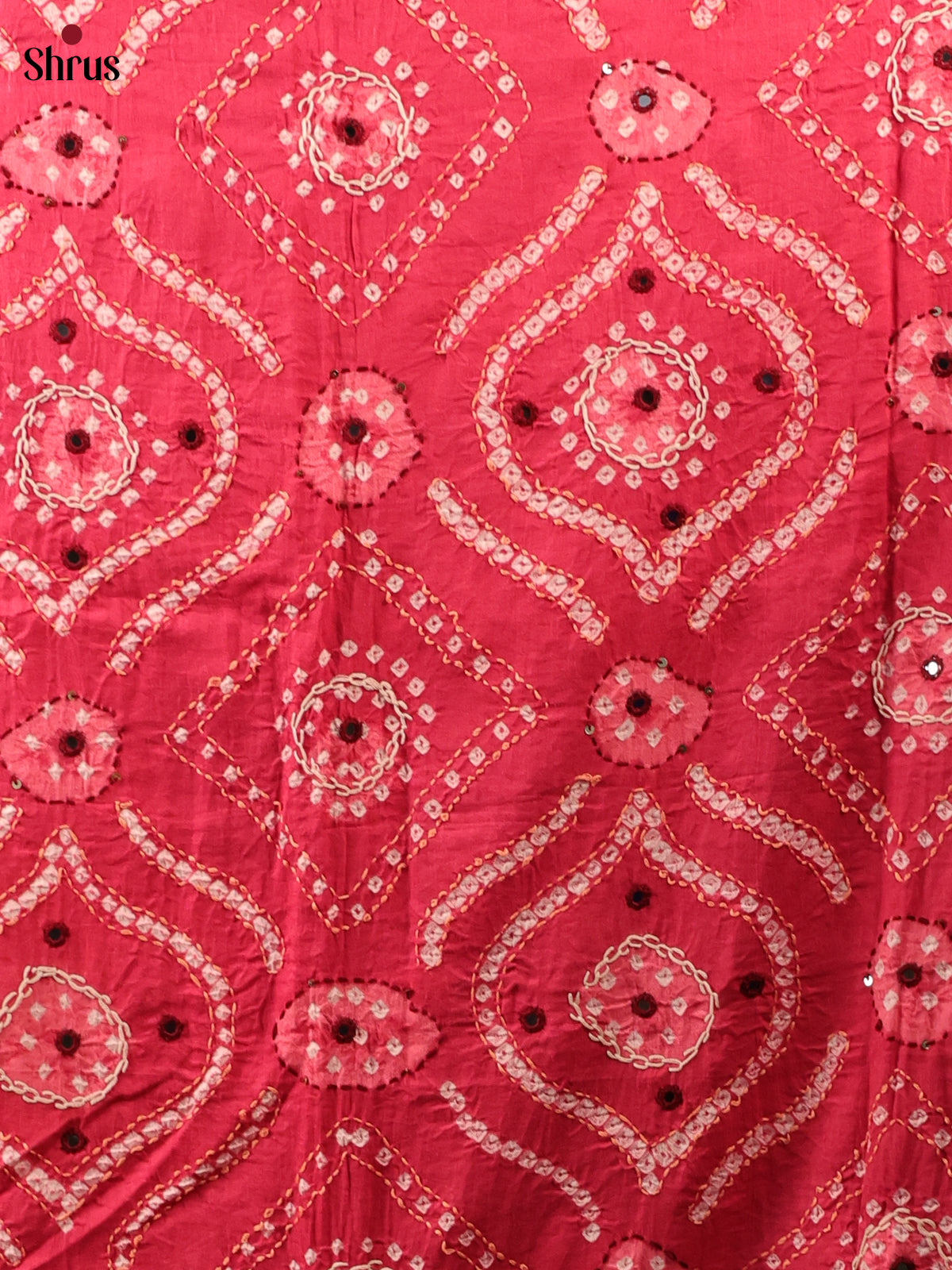 Pink - Bandhini salwar - Shop on Shrus.com