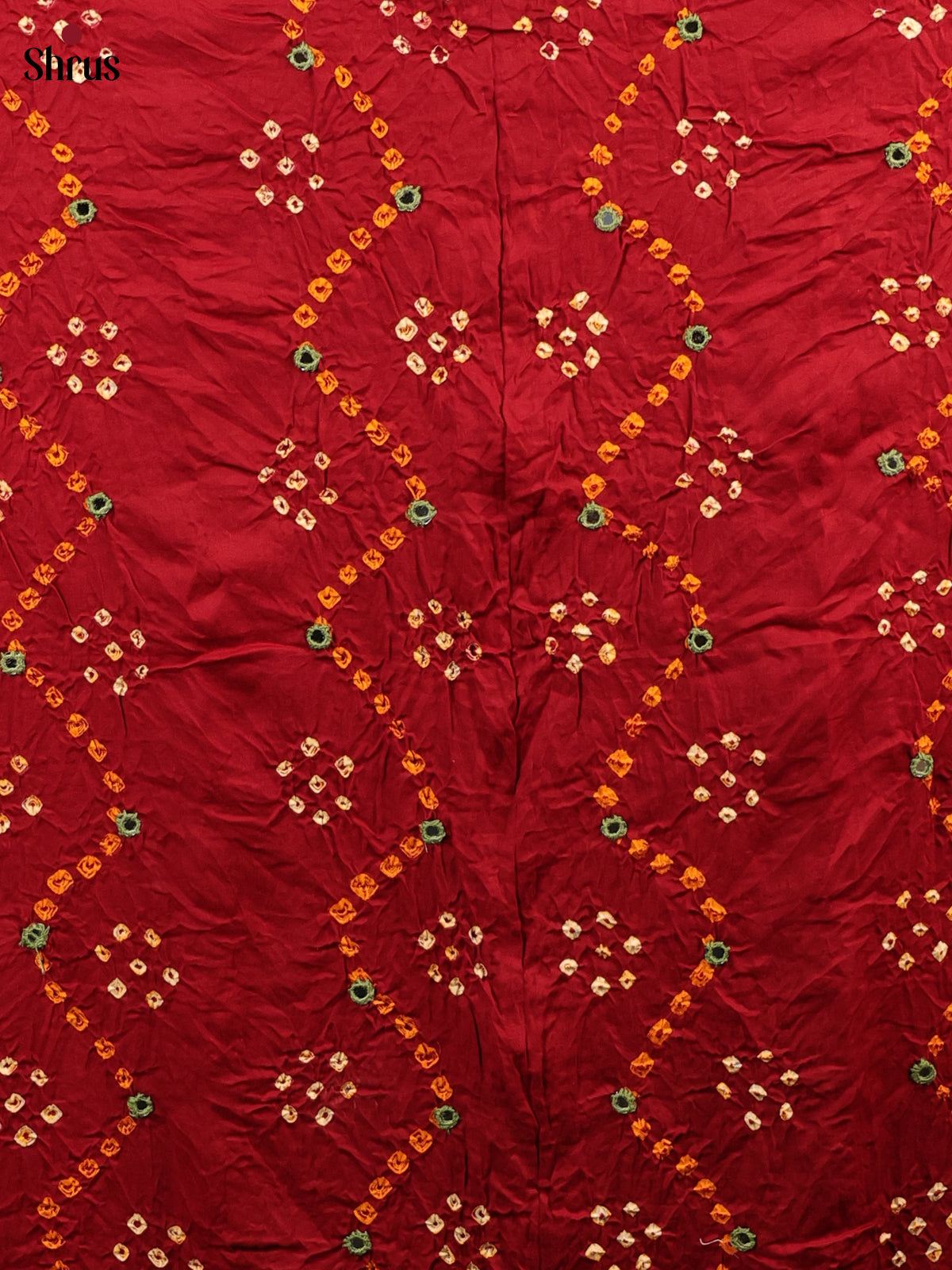 Maroon & Green - Bandhini salwar - Shop on Shrus.com