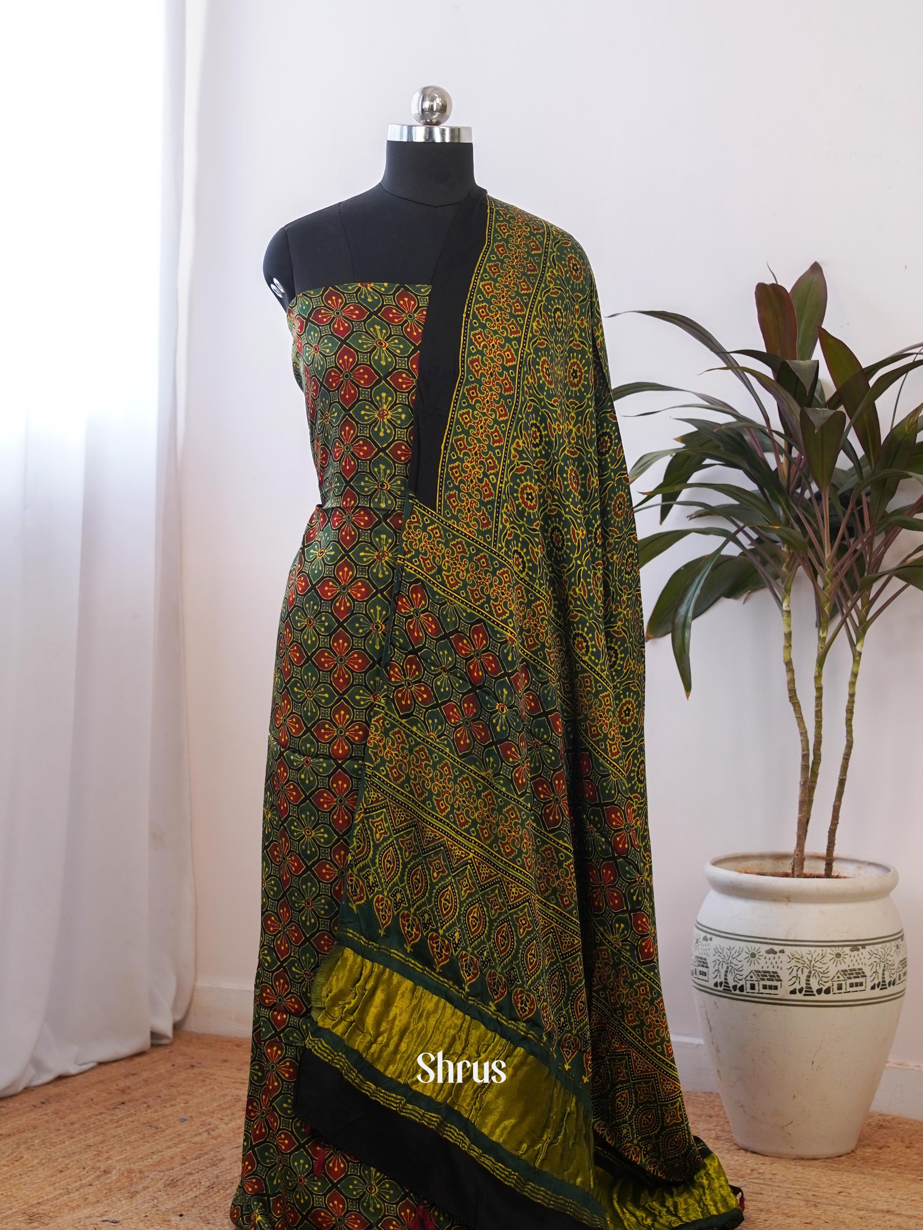 Green-Modal Salwar - Shop on Shrus.com