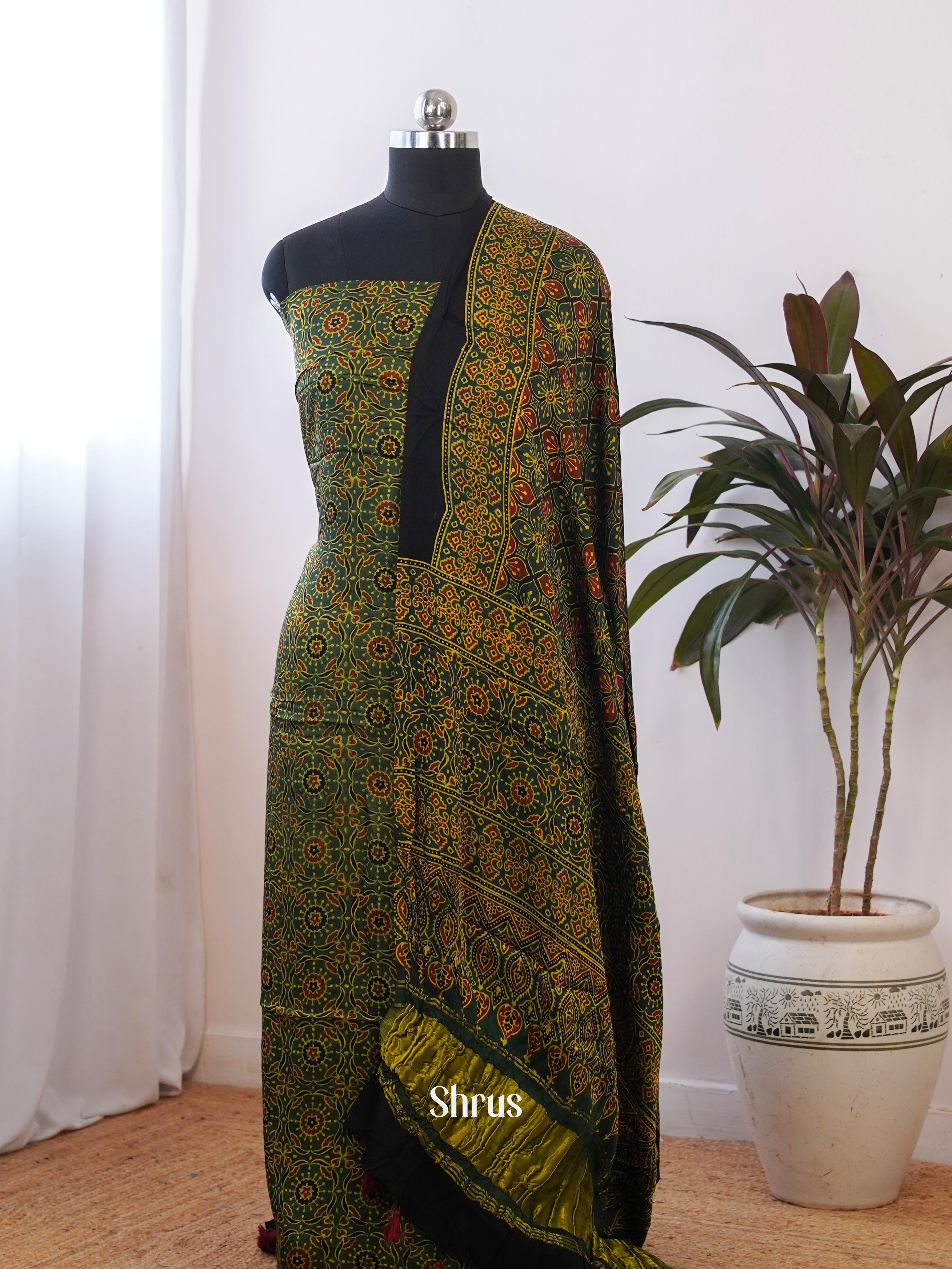 Green - Modal Salwar - Shop on Shrus.com