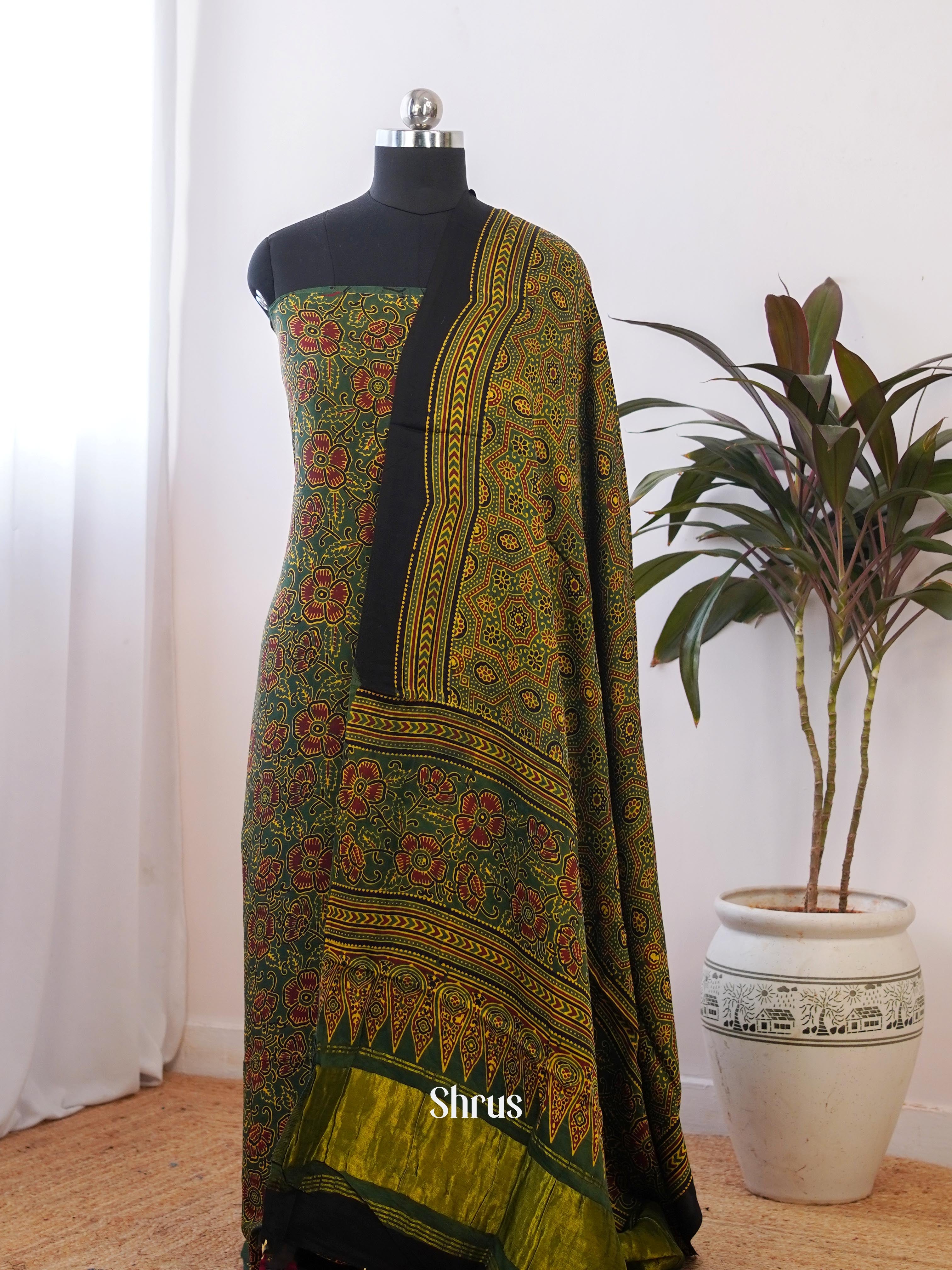 Green - Modal Salwar - Shop on Shrus.com