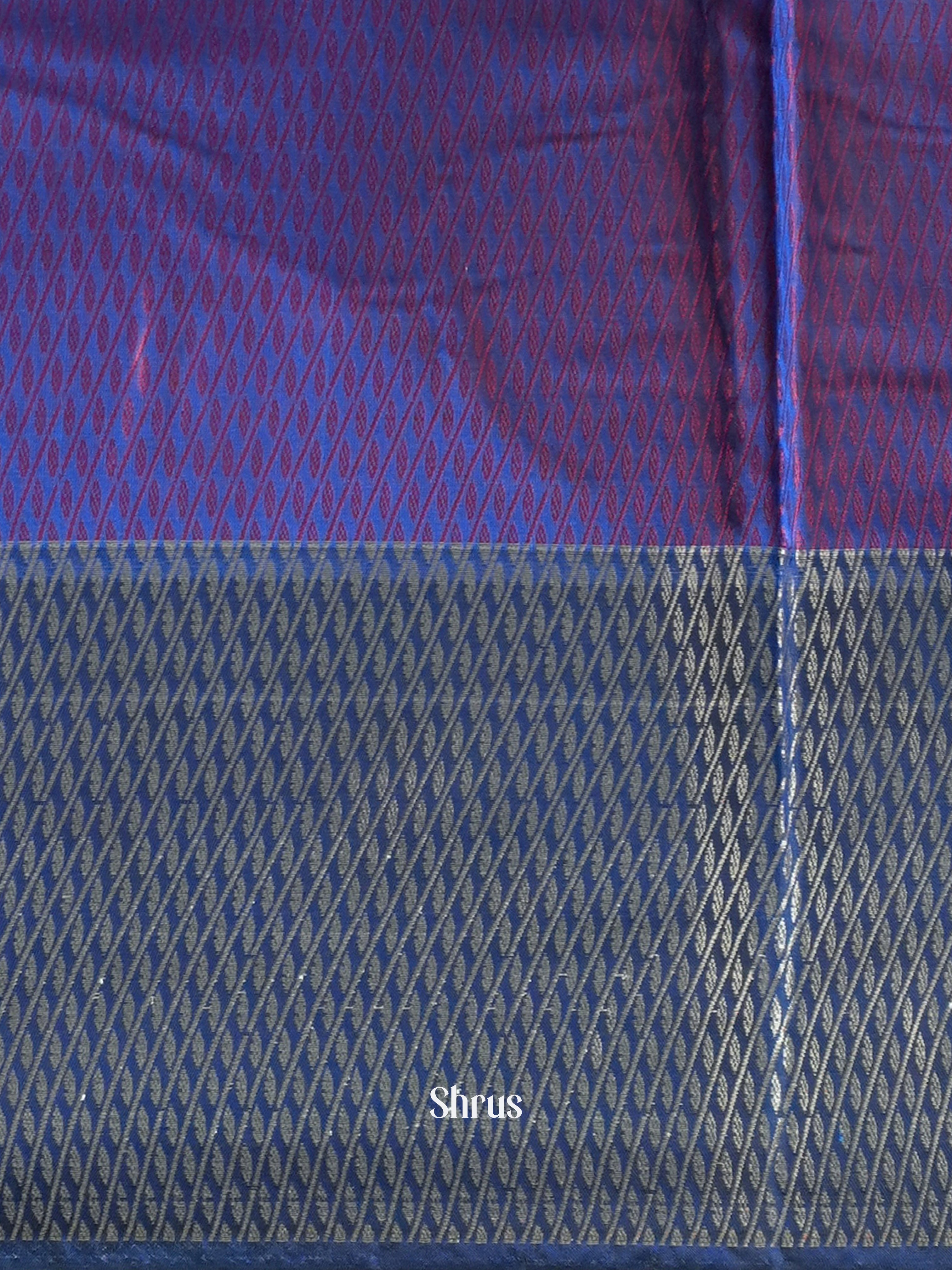 Maroon & Black - Tanchoi Saree - Shop on Shrus.com