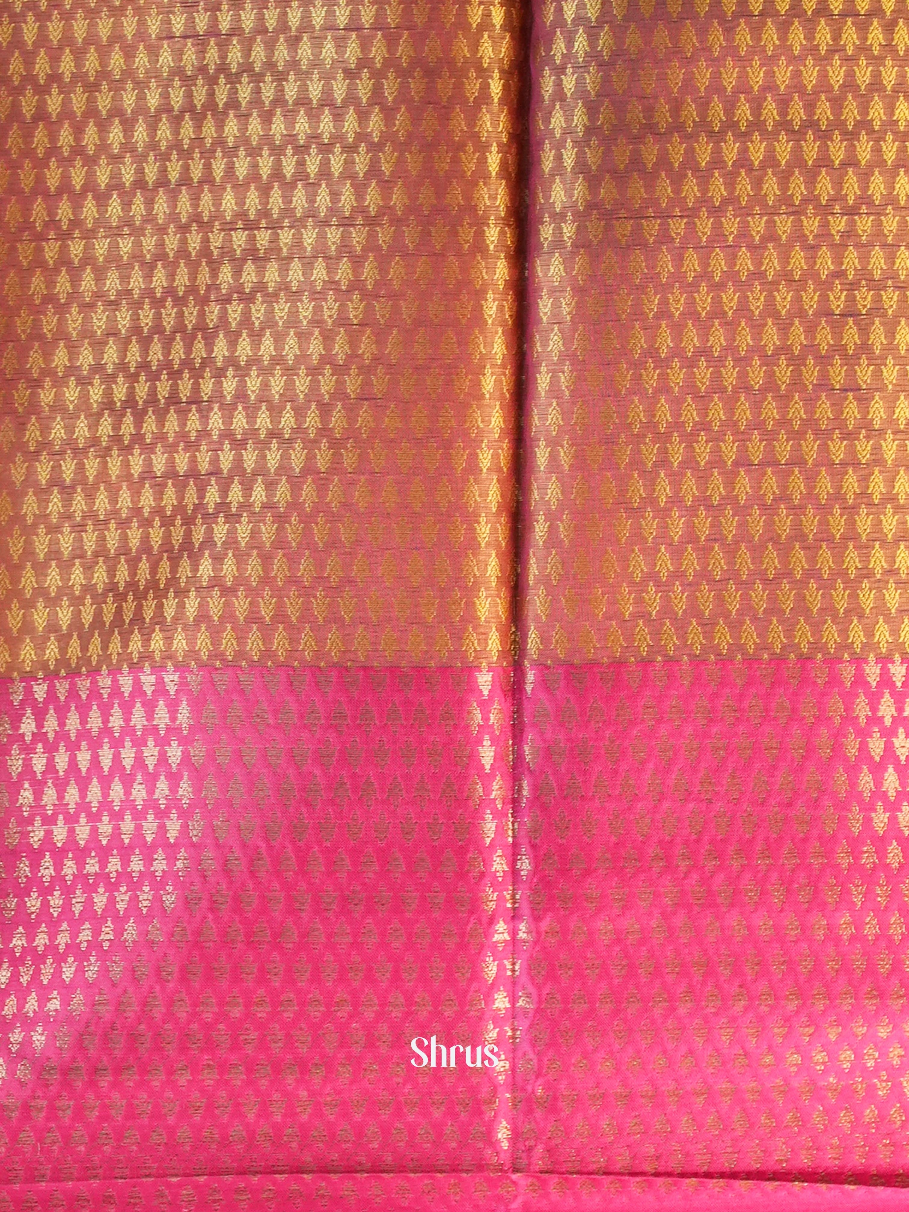 Lite Green & Pink - Tanchoi Saree - Shop on Shrus.com