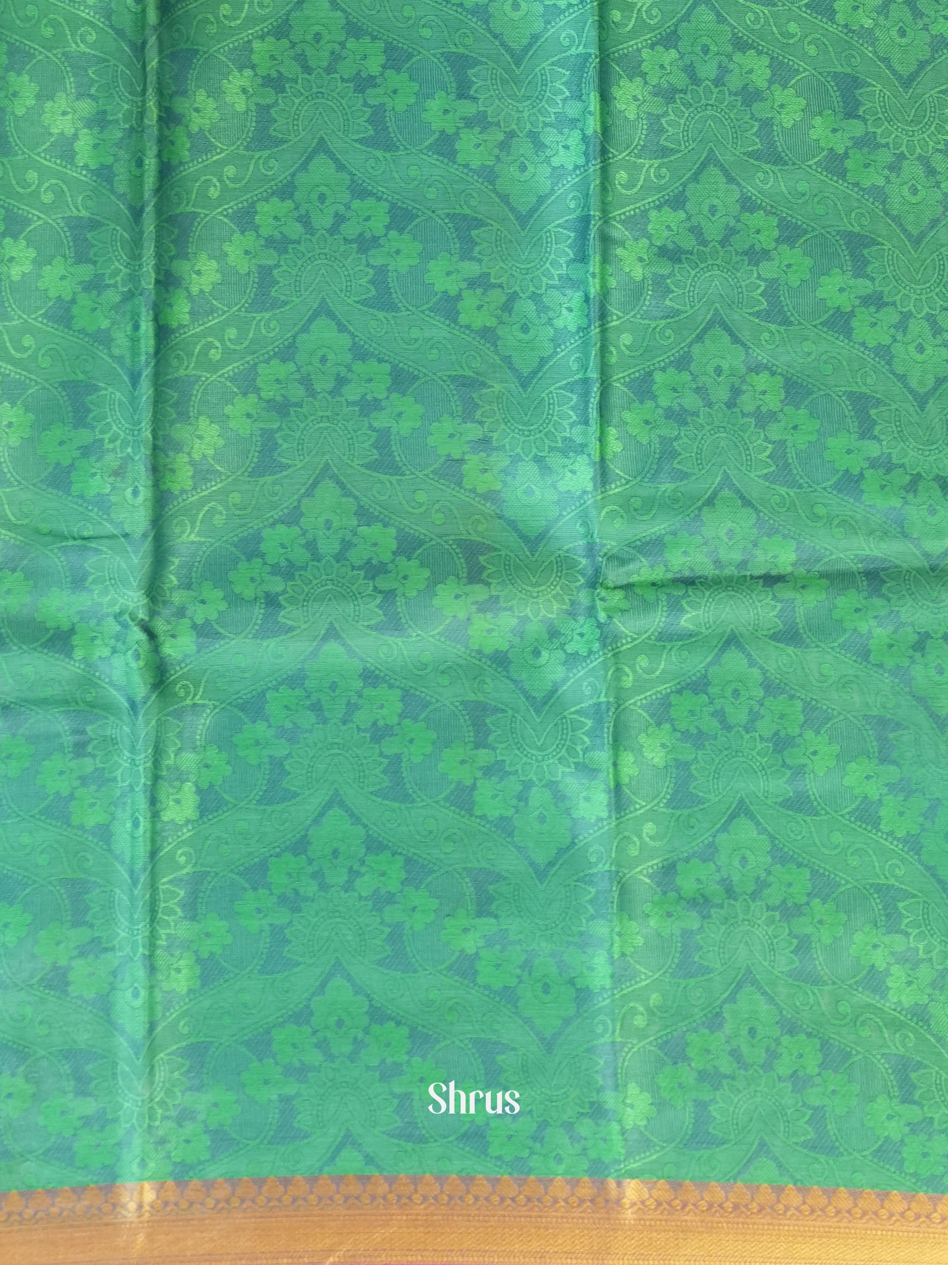 Green & Pink- Tanchoi Saree - Shop on Shrus.com