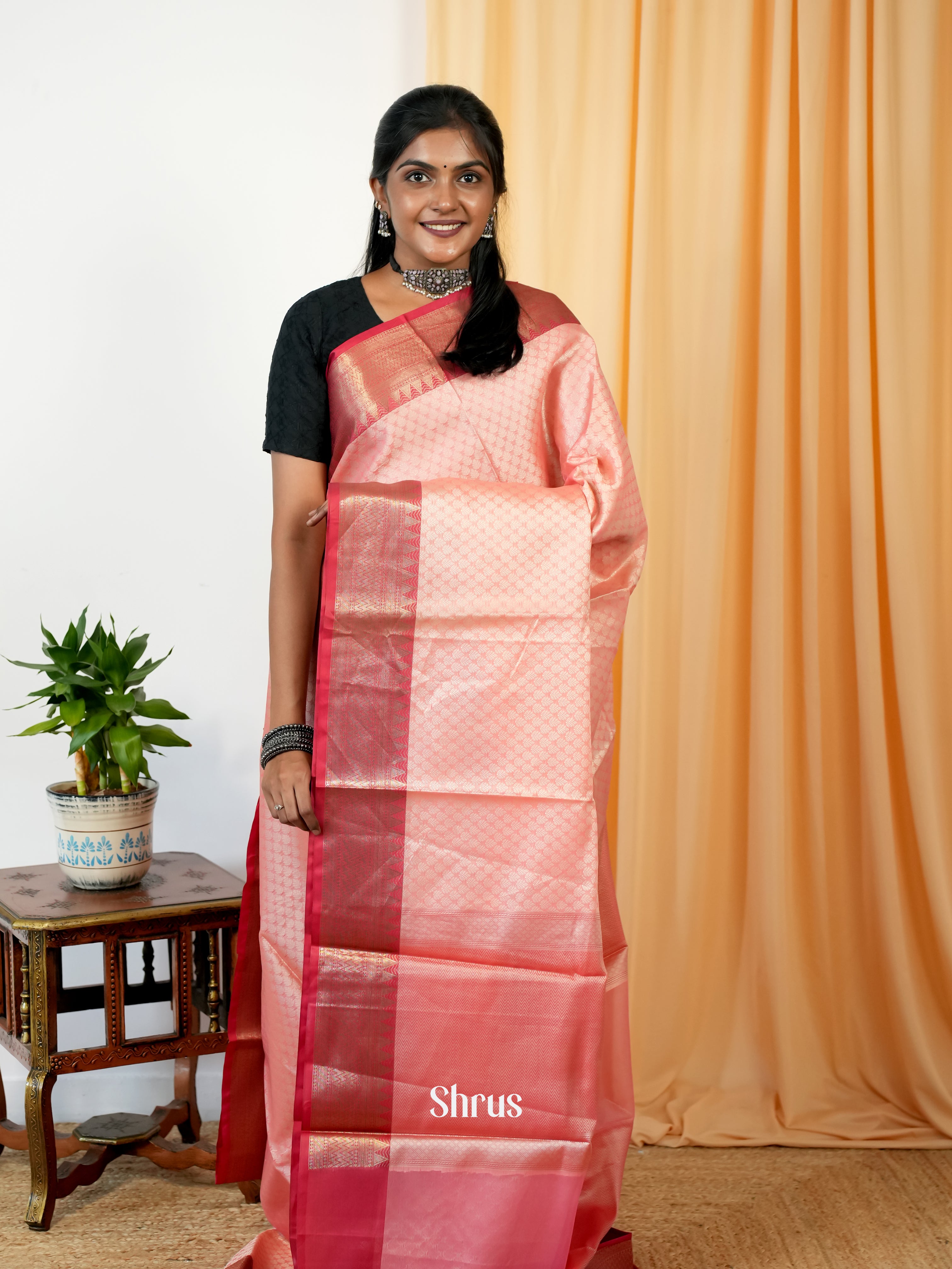 CIS13281 - Tanchoi Saree - Shop on Shrus.com