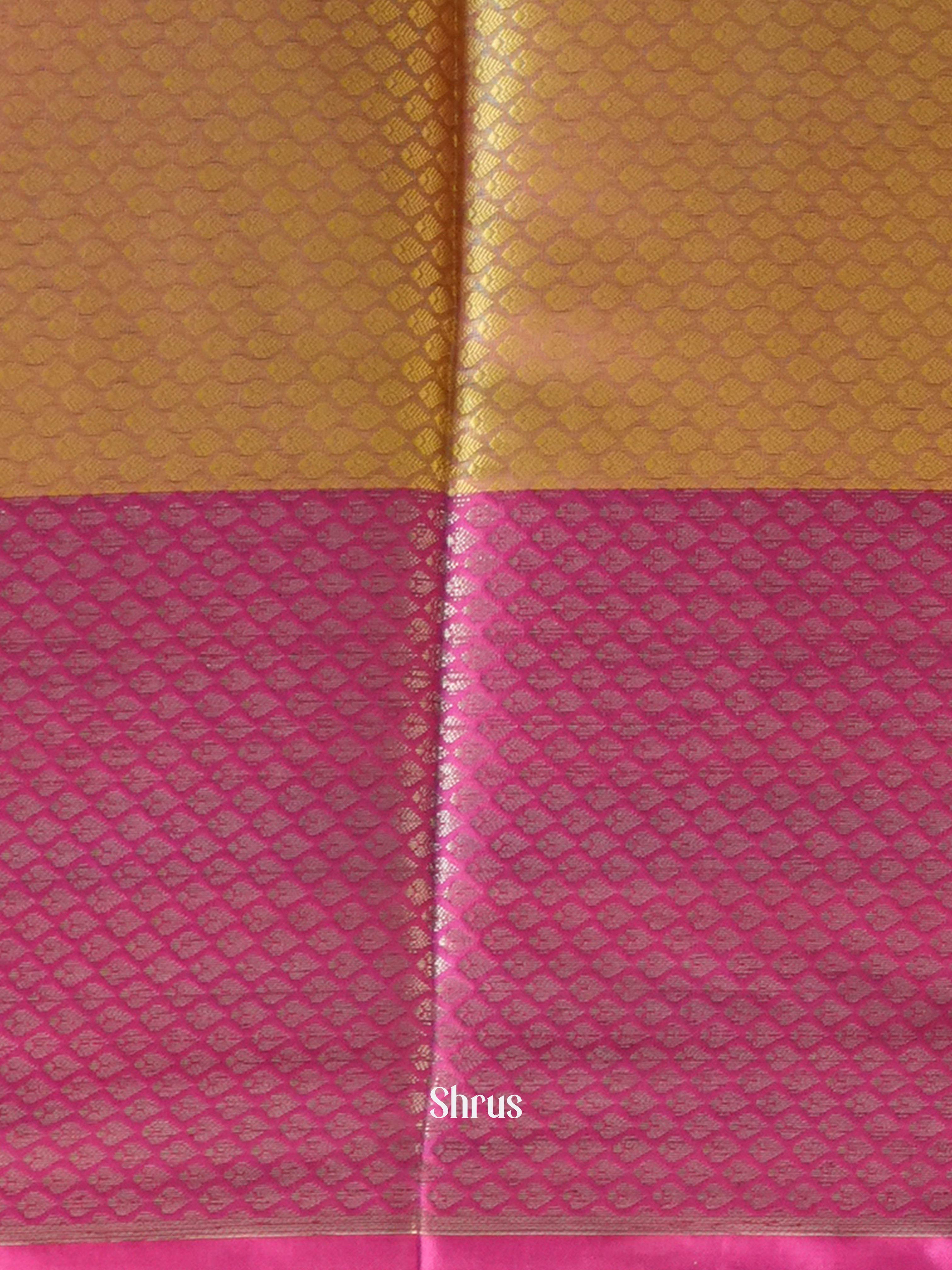 Florescent Green & Pink- Tanchoi Saree - Shop on Shrus.com