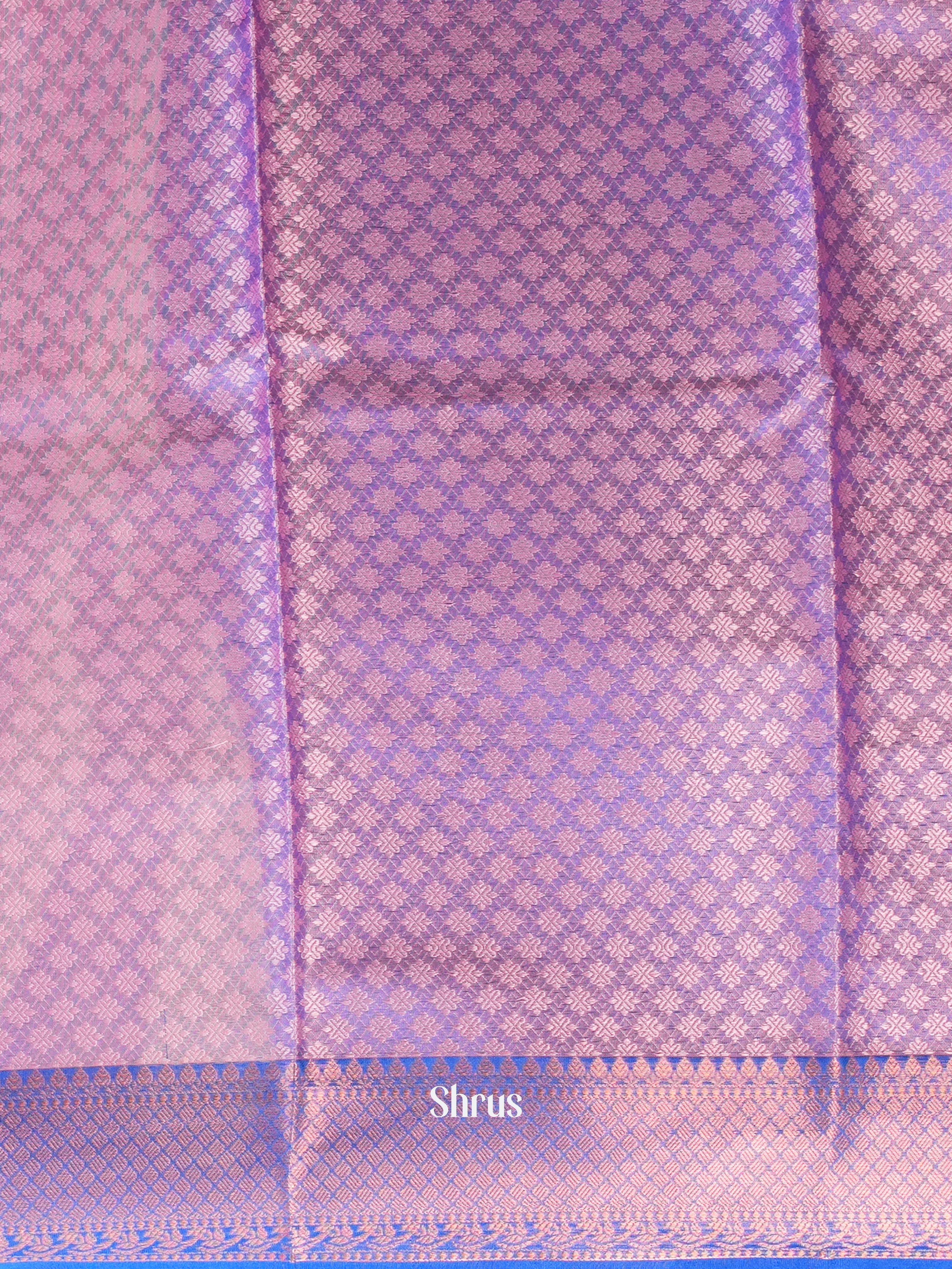 Pink & Purple - Tanchoi Saree - Shop on Shrus.com