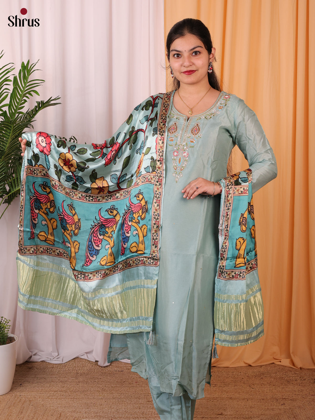 Blue - Readymade Suits - Shop on Shrus.com