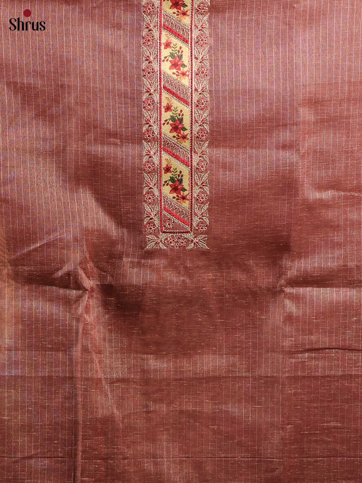 Dusty Brown - Chanderi salwar - Shop on Shrus.com