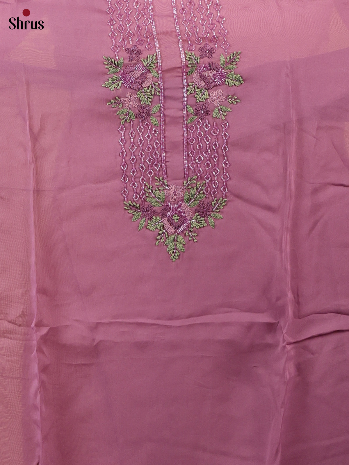 Onion Pink - Georgette Salwar - Shop on Shrus.com