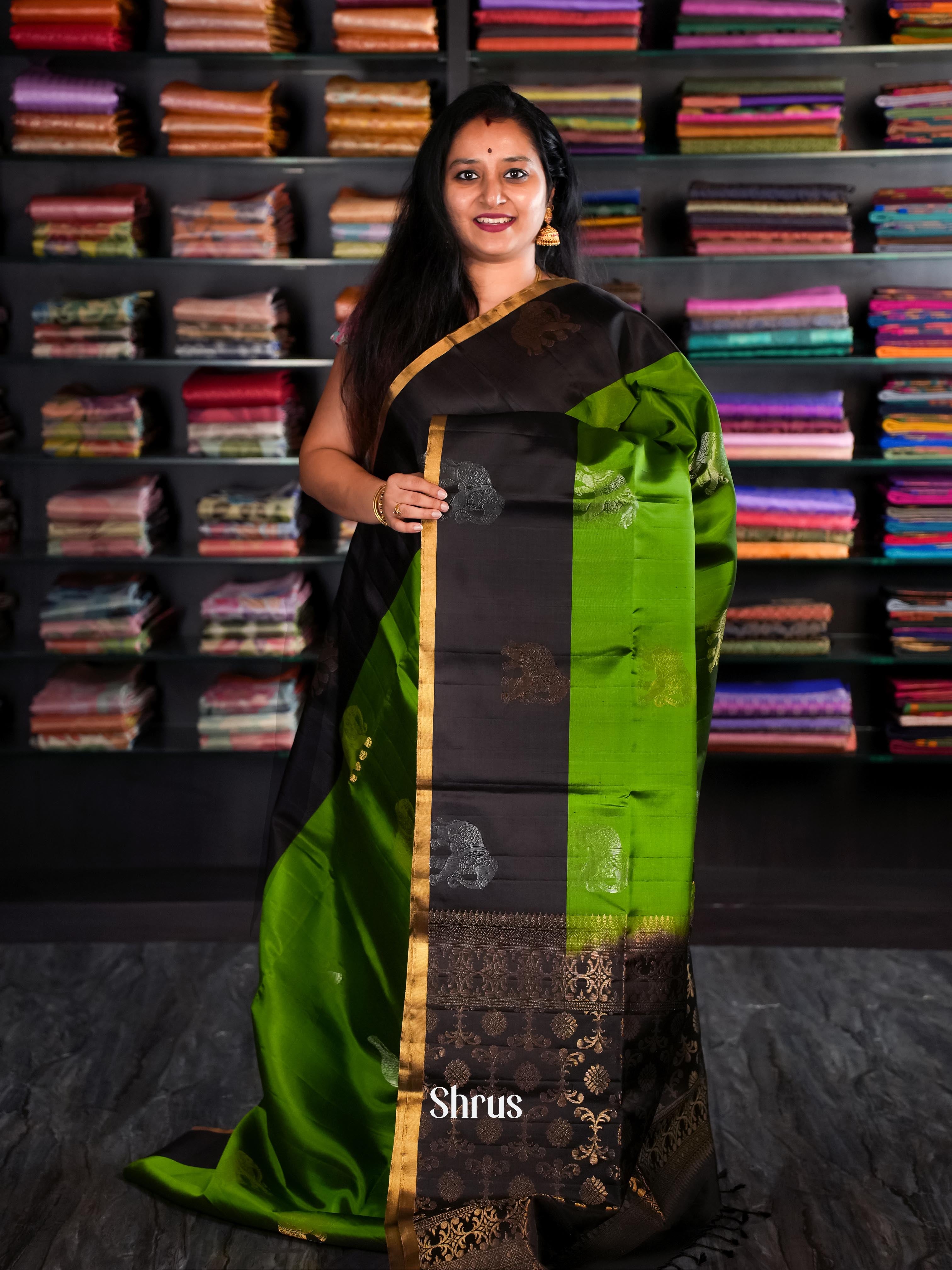 CIS13478 - Soft Silk Saree - Shop on Shrus.com