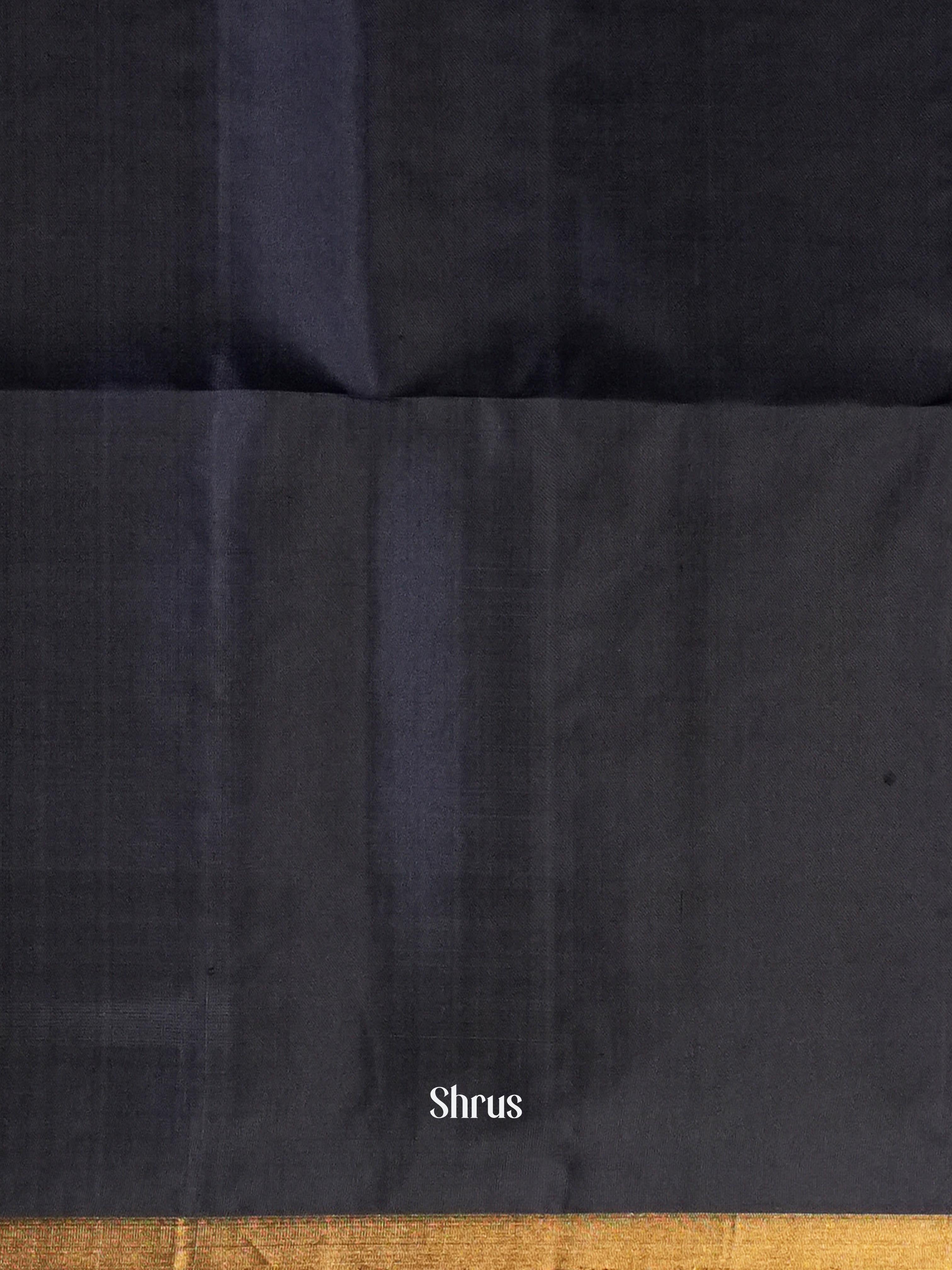 Purple & Blue- Soft Silk Saree - Shop on Shrus.com