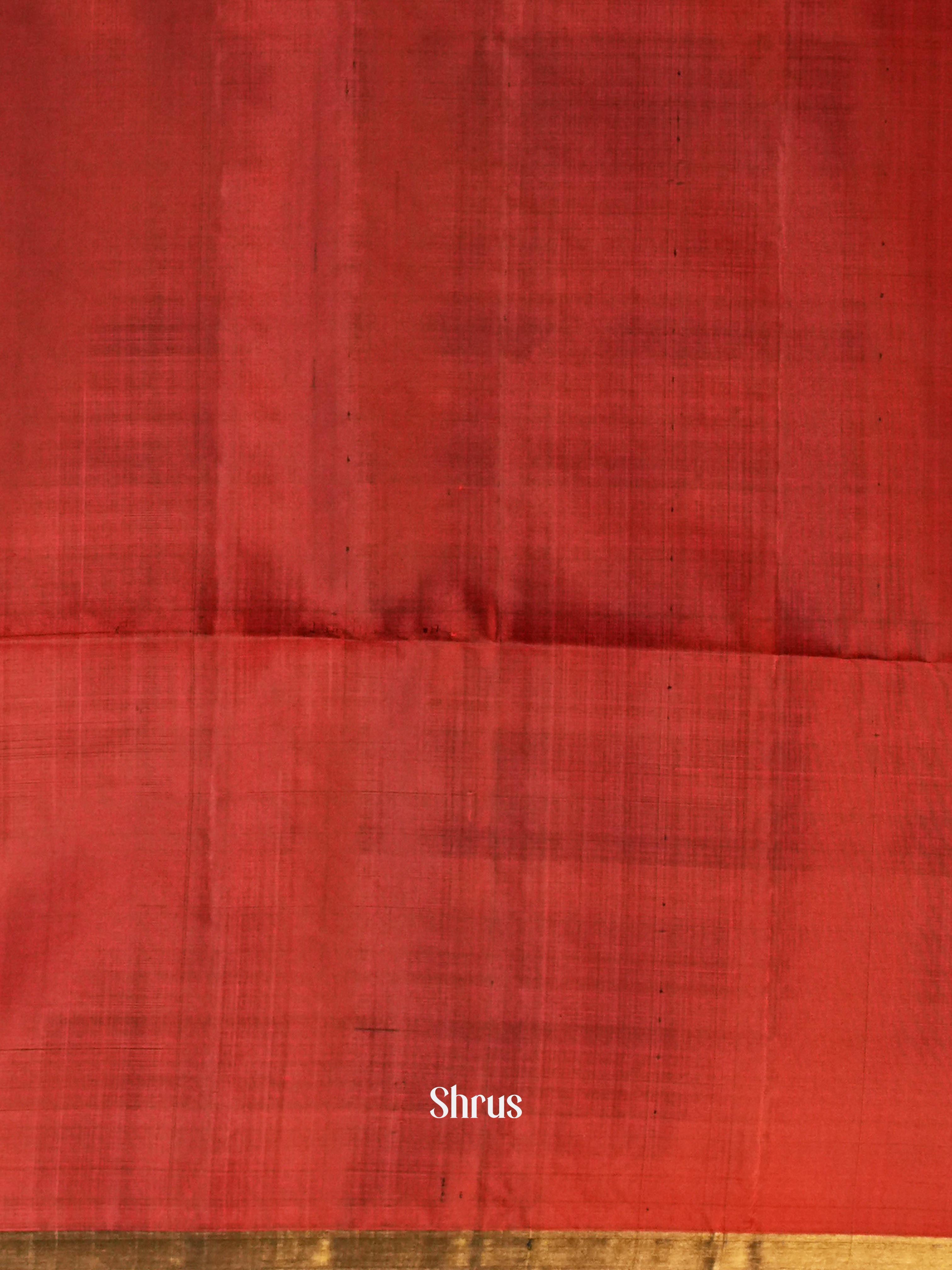 Purple & Maroon - Soft Silk Saree-2