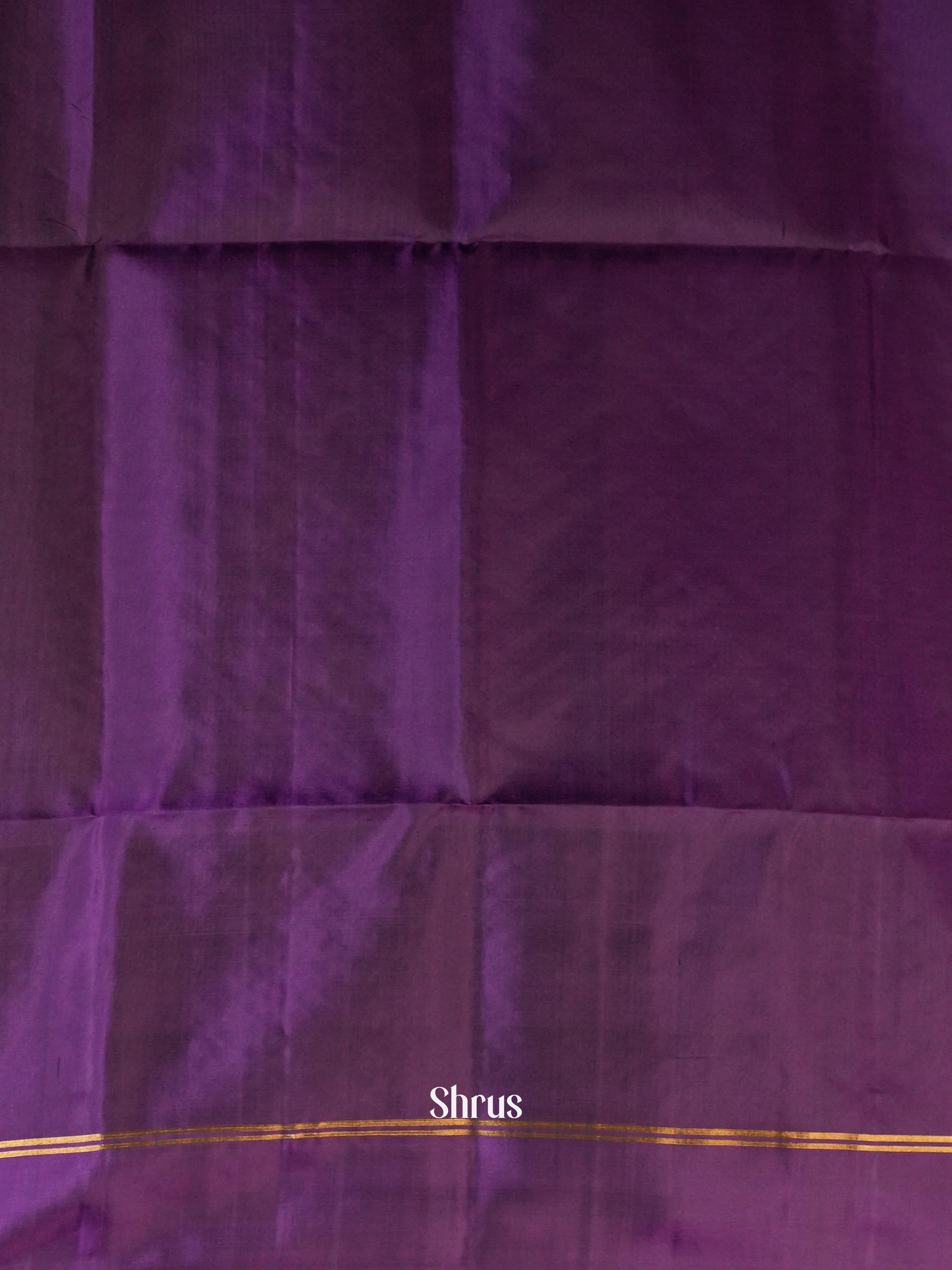 Purple & Violet - Soft Silk Saree - Shop on Shrus.com
