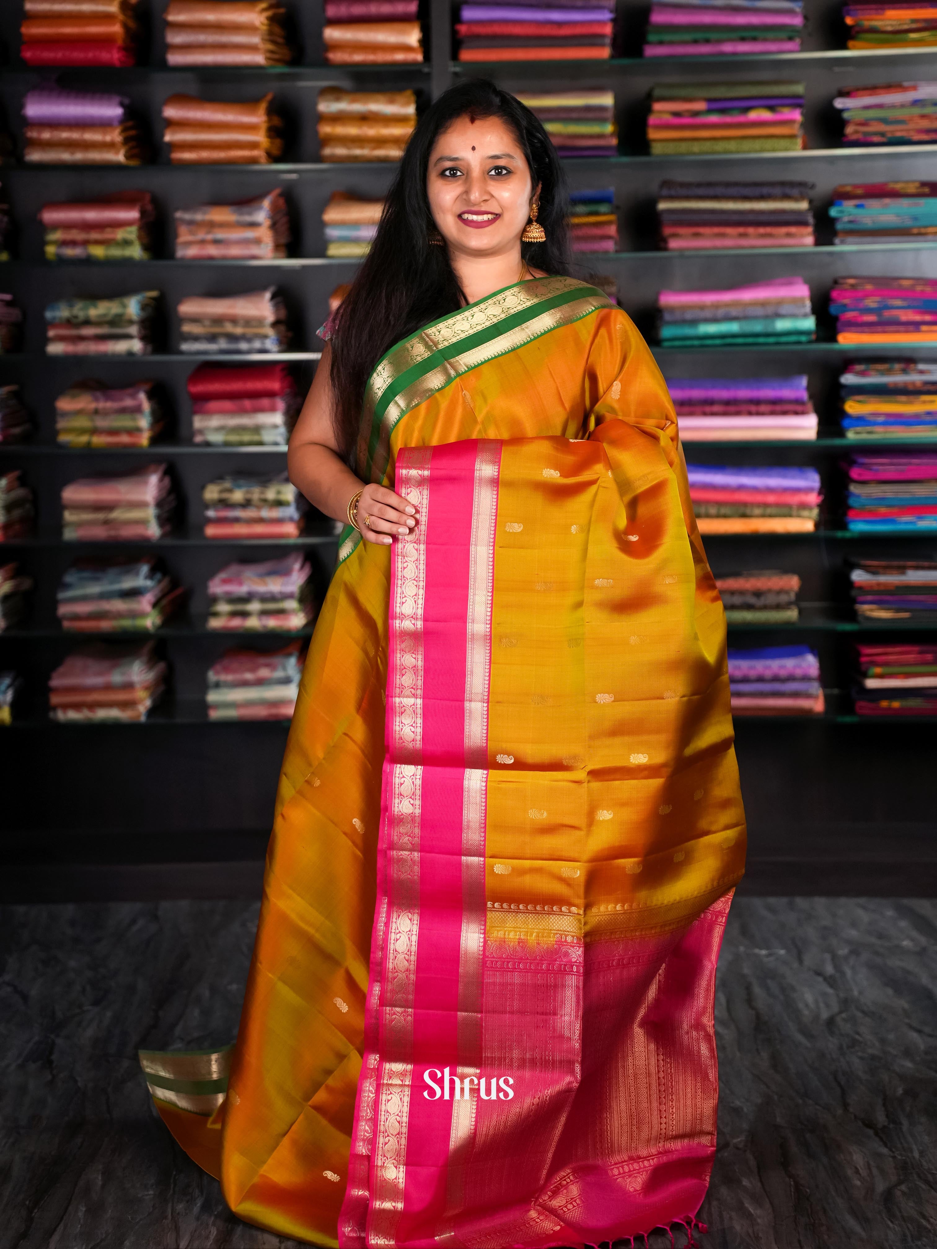CIS13493- Soft Silk Saree - Shop on Shrus.com