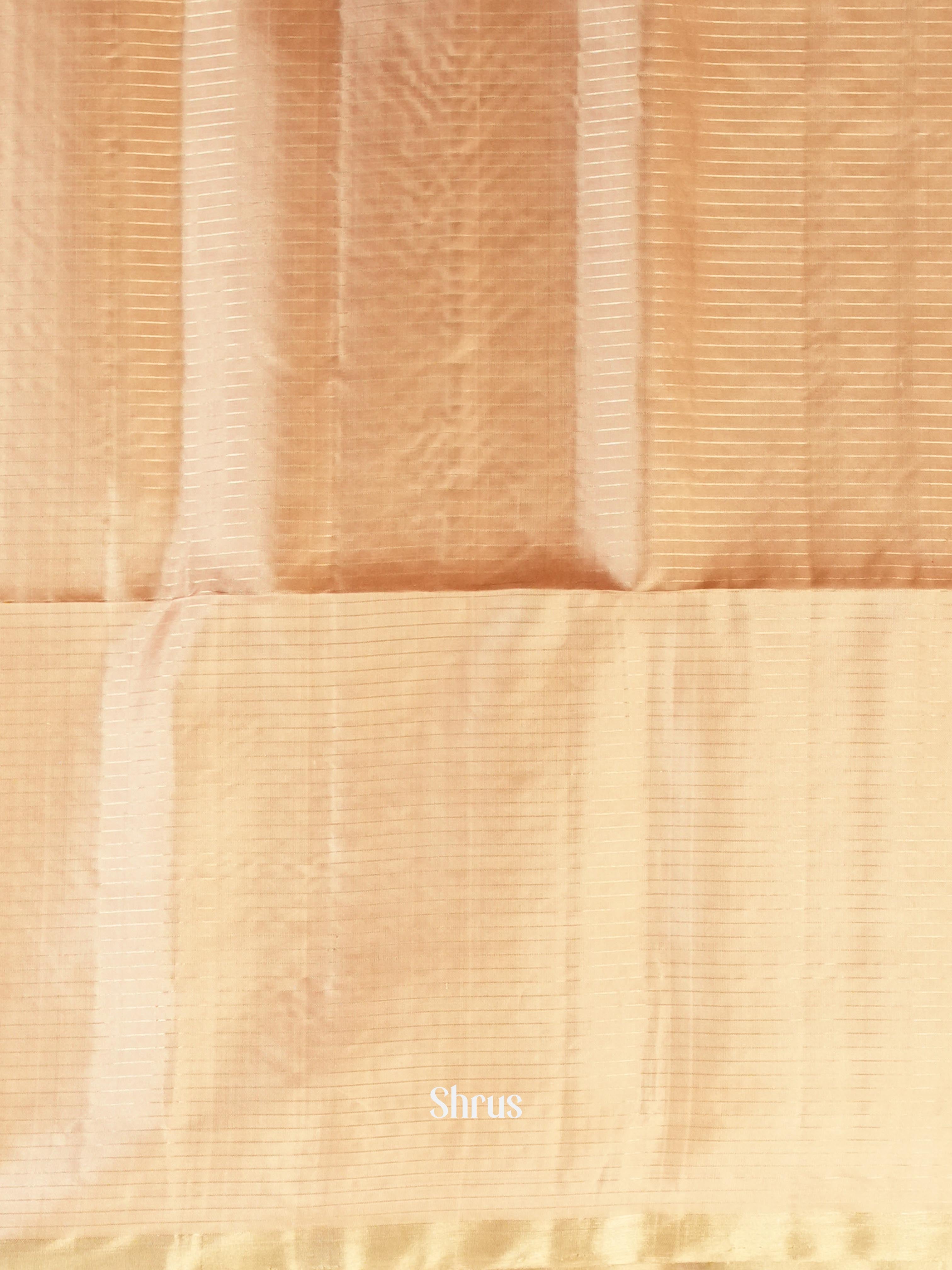 Peach(Single Tone)- Soft Silk Saree - Shop on Shrus.com