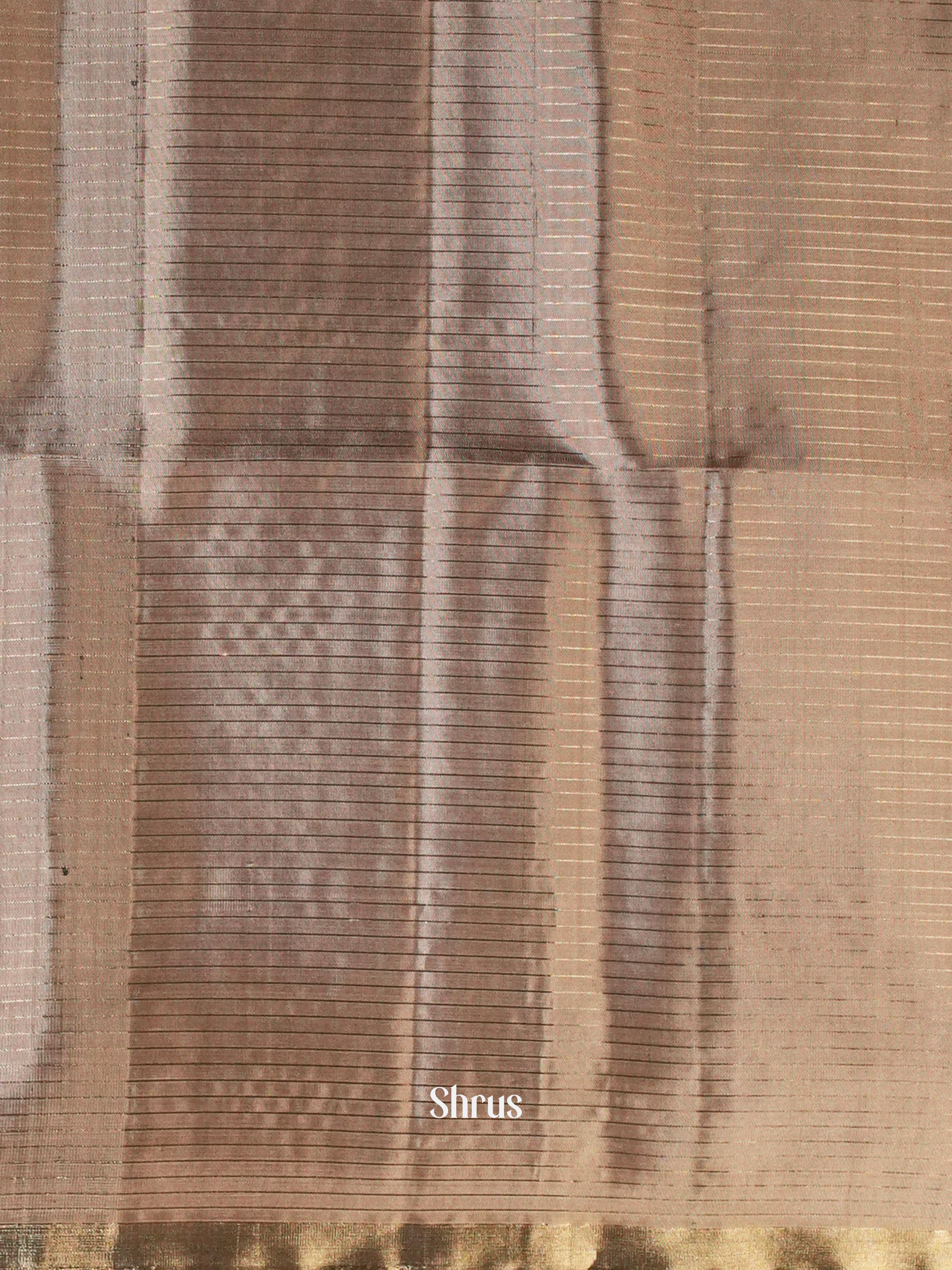 Violet & Brown - Soft Silk Saree - Shop on Shrus.com