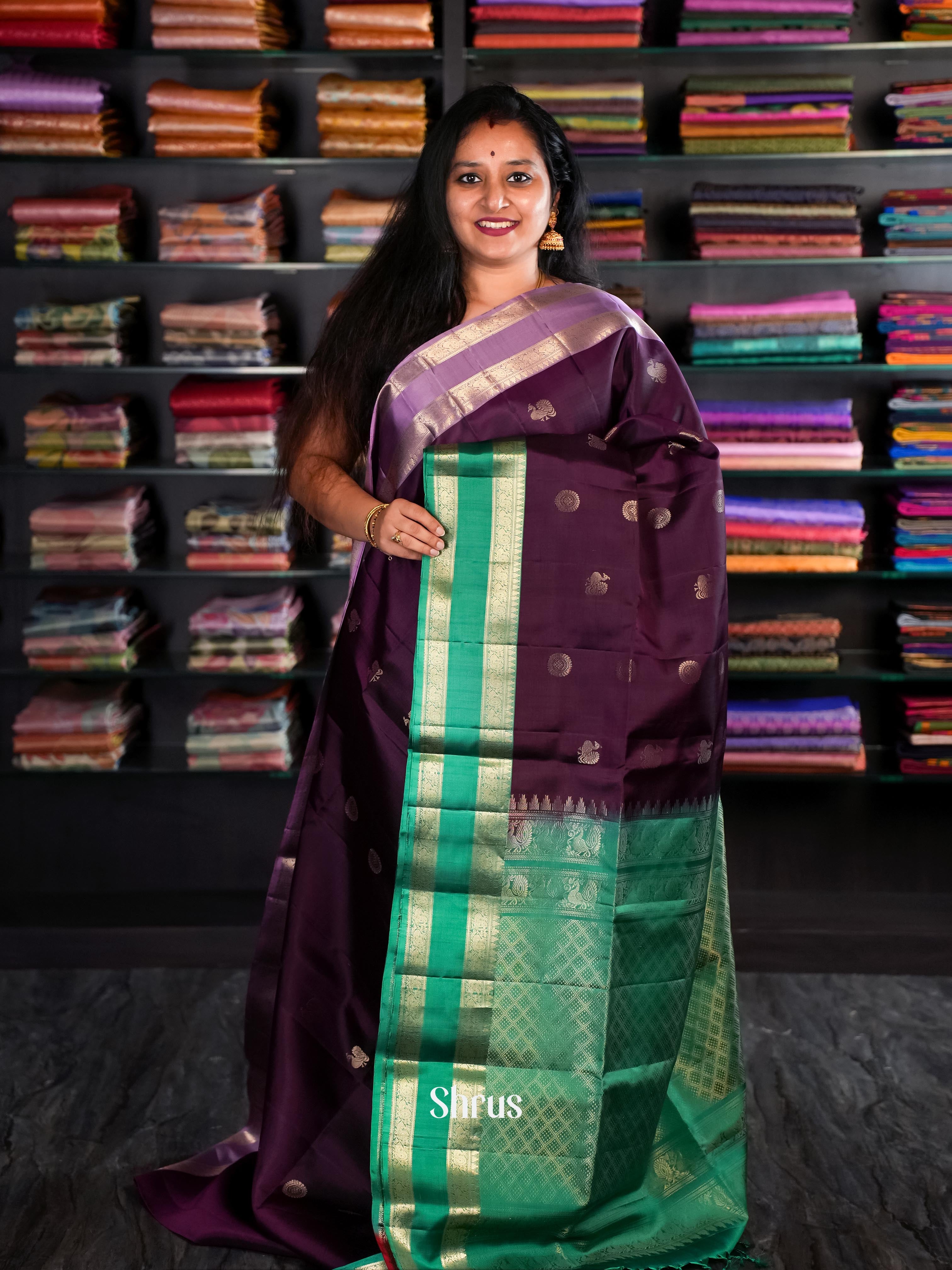 CIS13501- Soft Silk Saree - Shop on Shrus.com