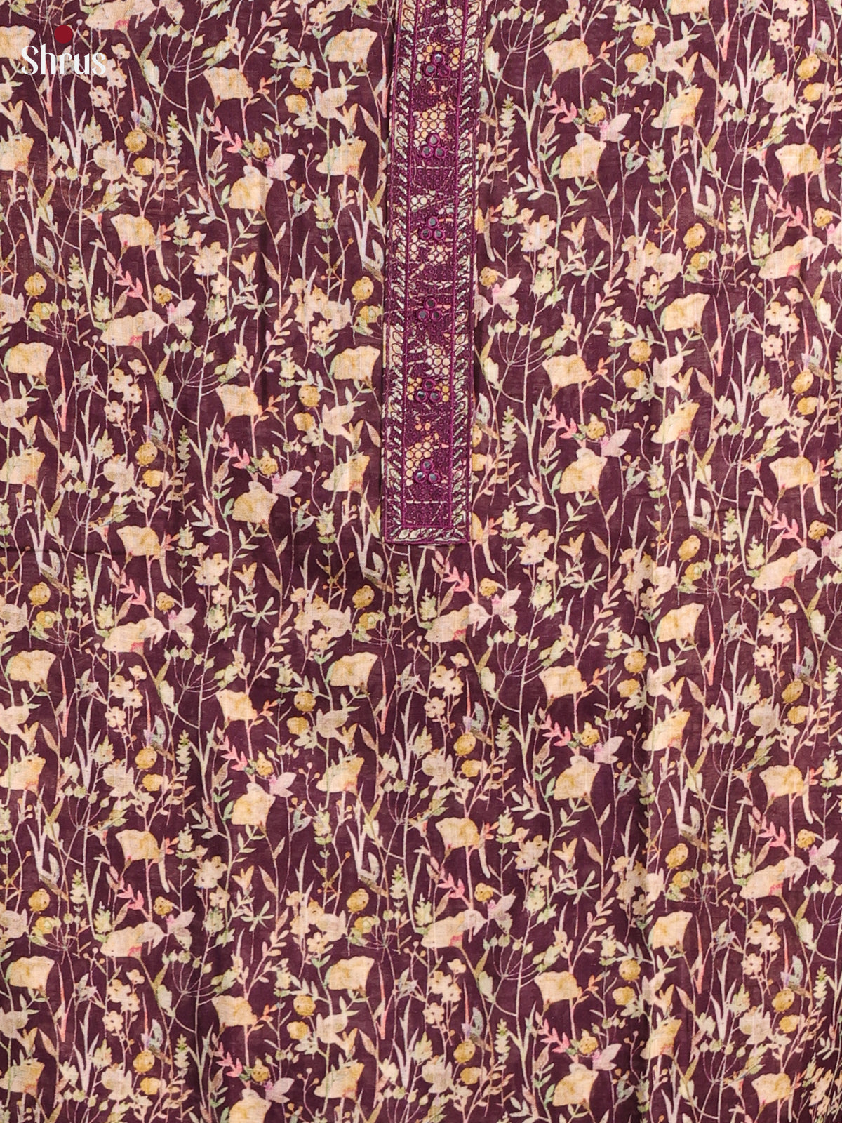 Violet - Cotton salwar - Shop on Shrus.com