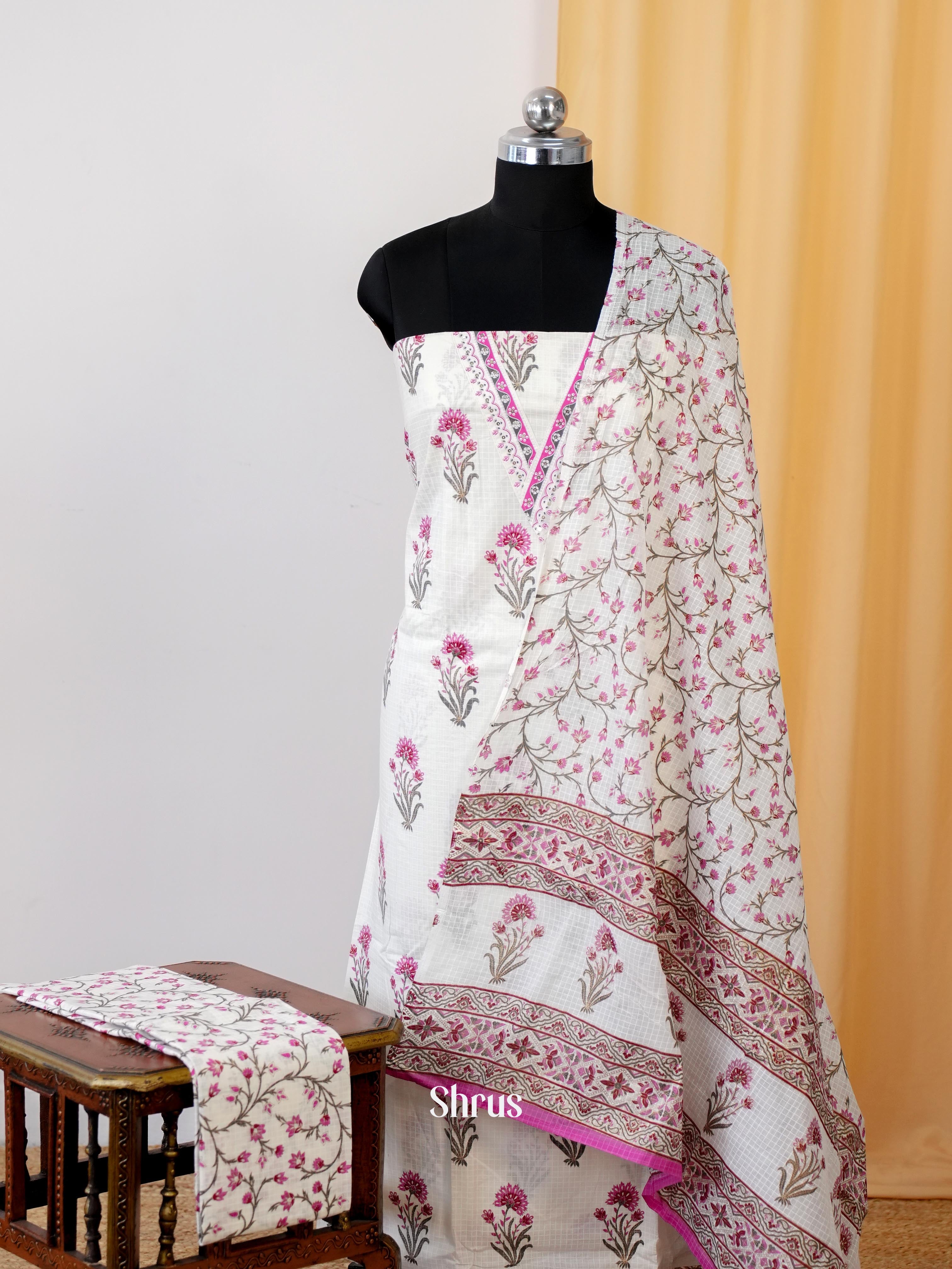 CIS13545 - Cotton salwar - Shop on Shrus.com