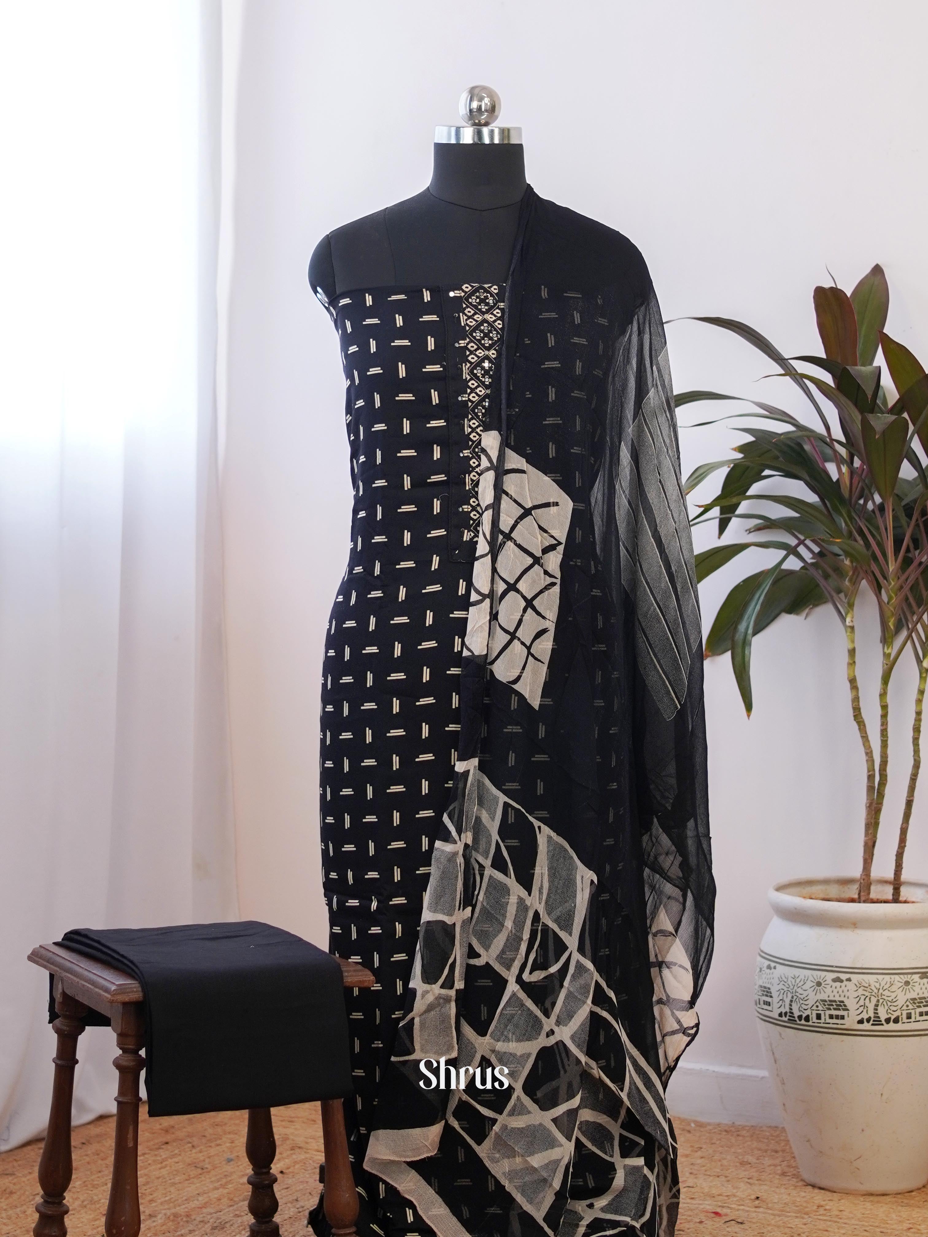 CIS14011 - Cotton salwar - Shop on Shrus.com