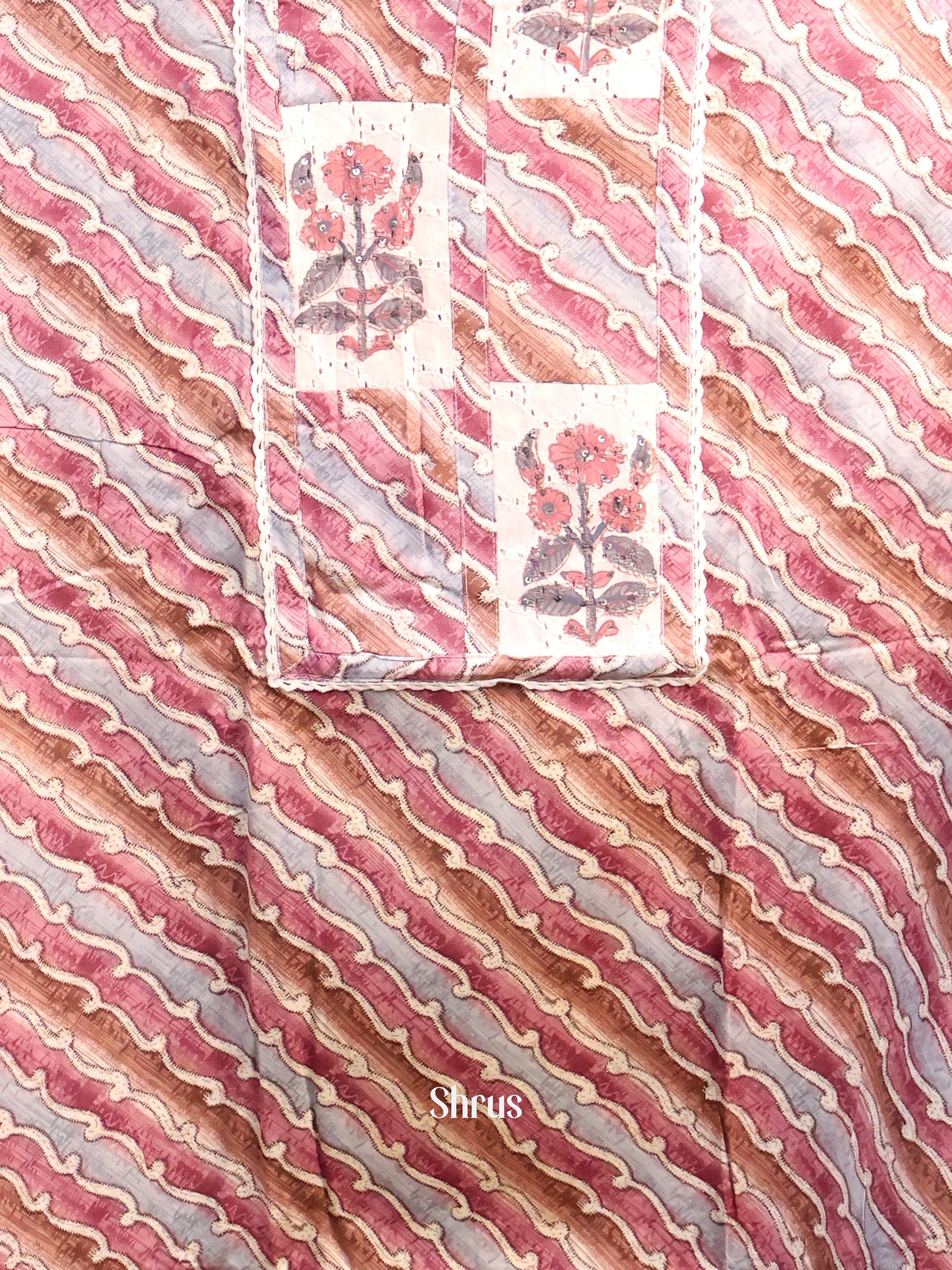 Pink & Grey - Cotton salwar - Shop on Shrus.com