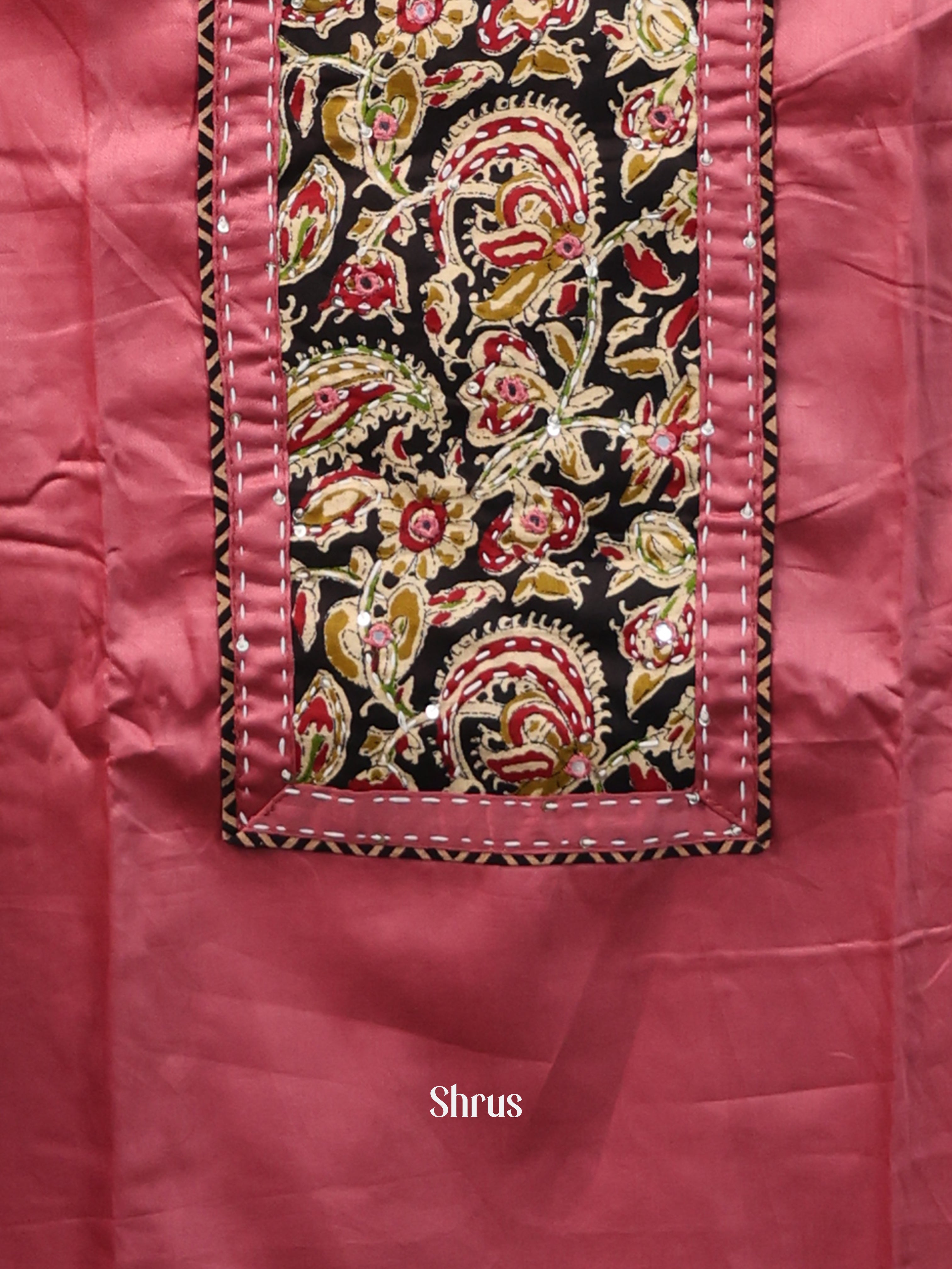 Pink & Black - Cotton salwar - Shop on Shrus.com