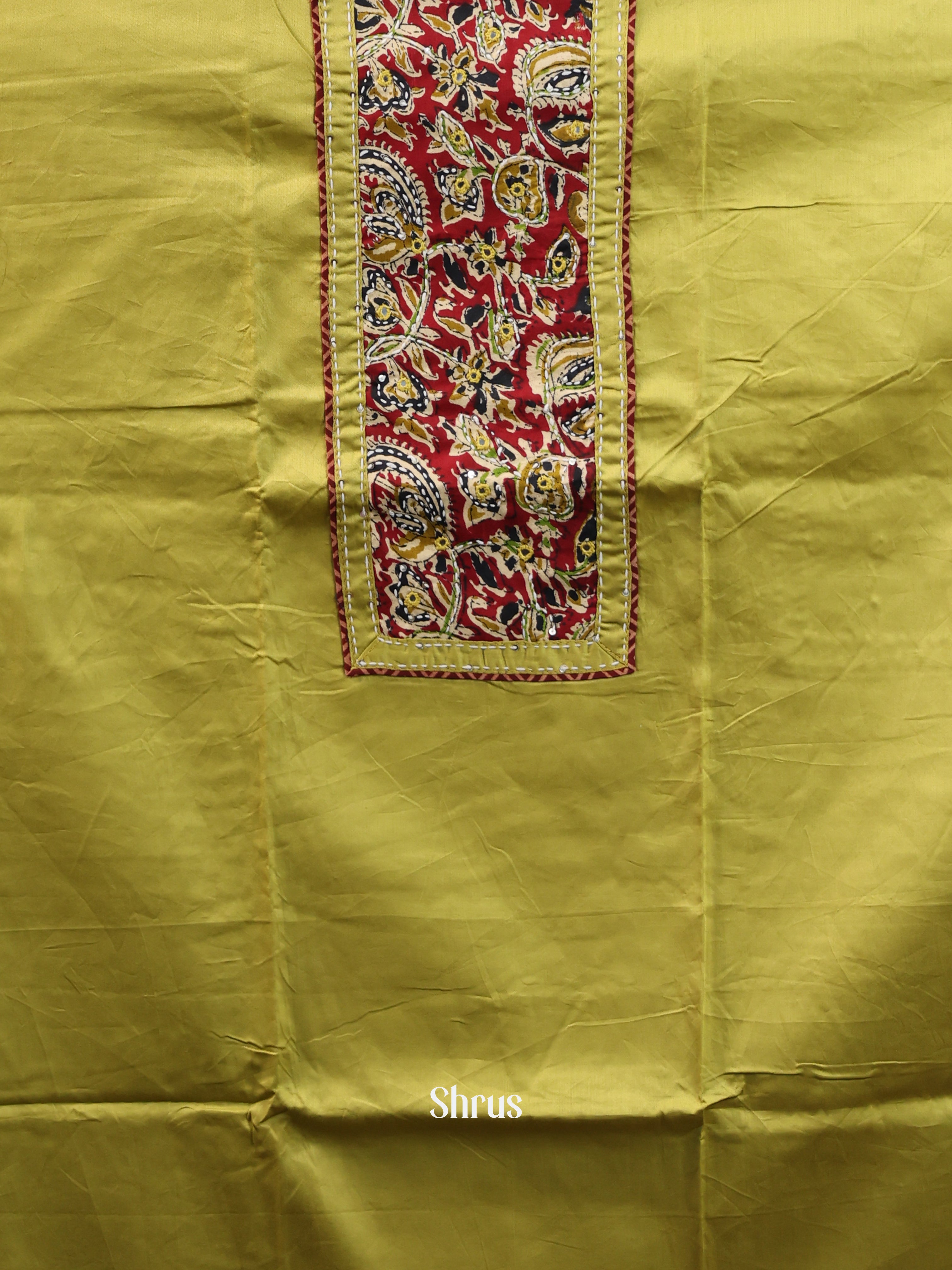 Green & Red - Cotton salwar - Shop on Shrus.com