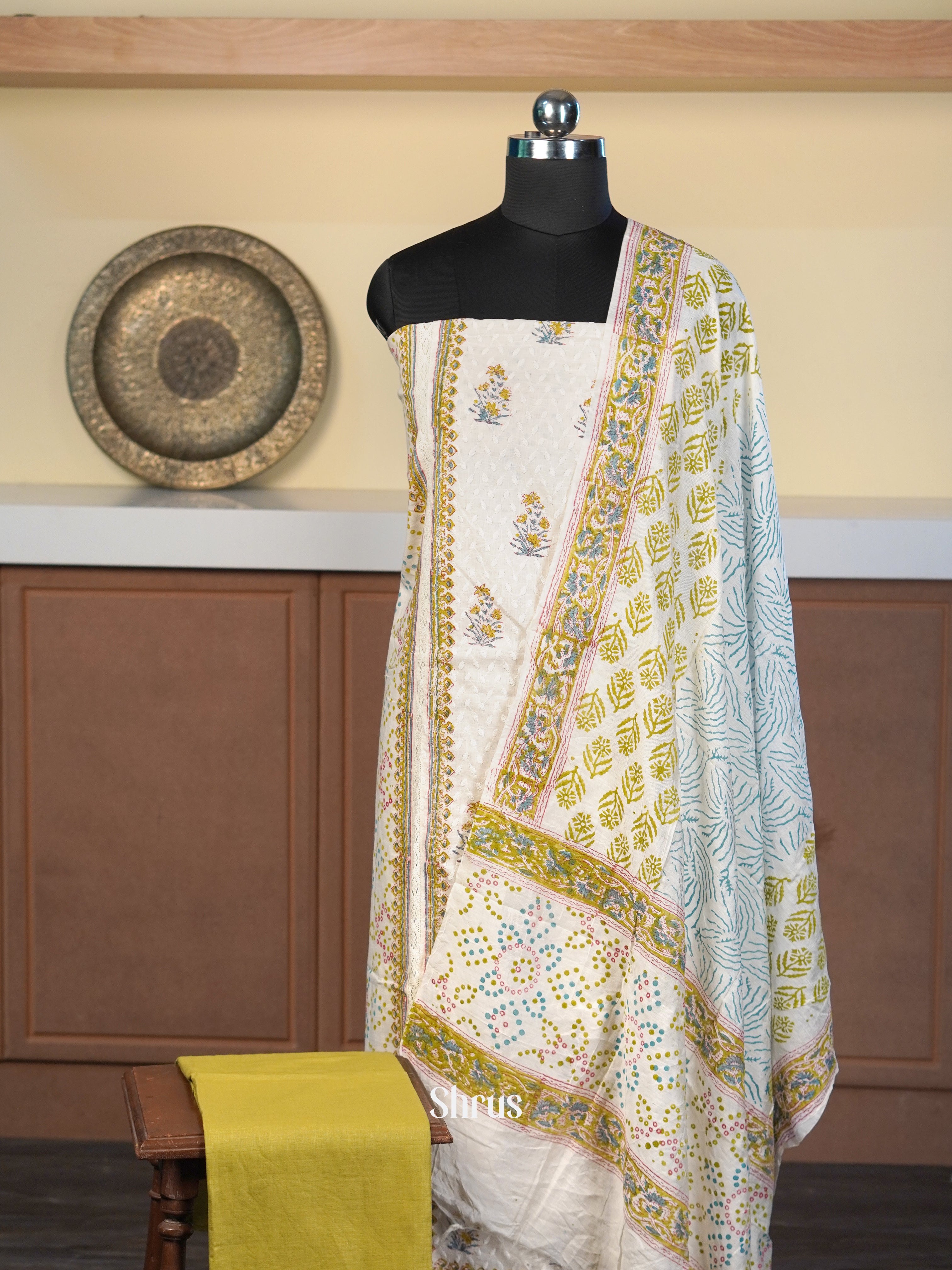 CIS14260 - Cotton salwar - Shop on Shrus.com