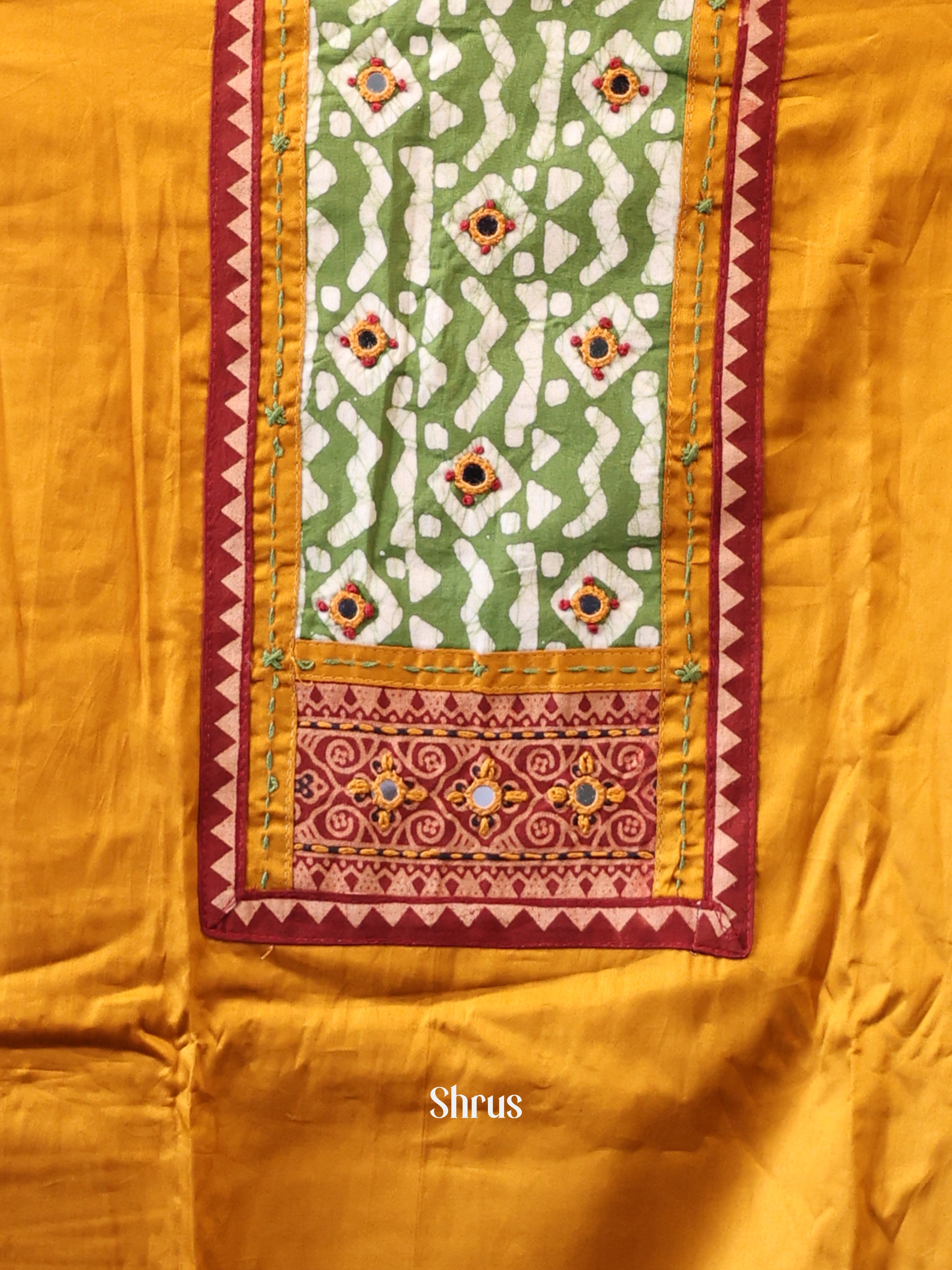 Mustard & Green - Cotton salwar - Shop on Shrus.com