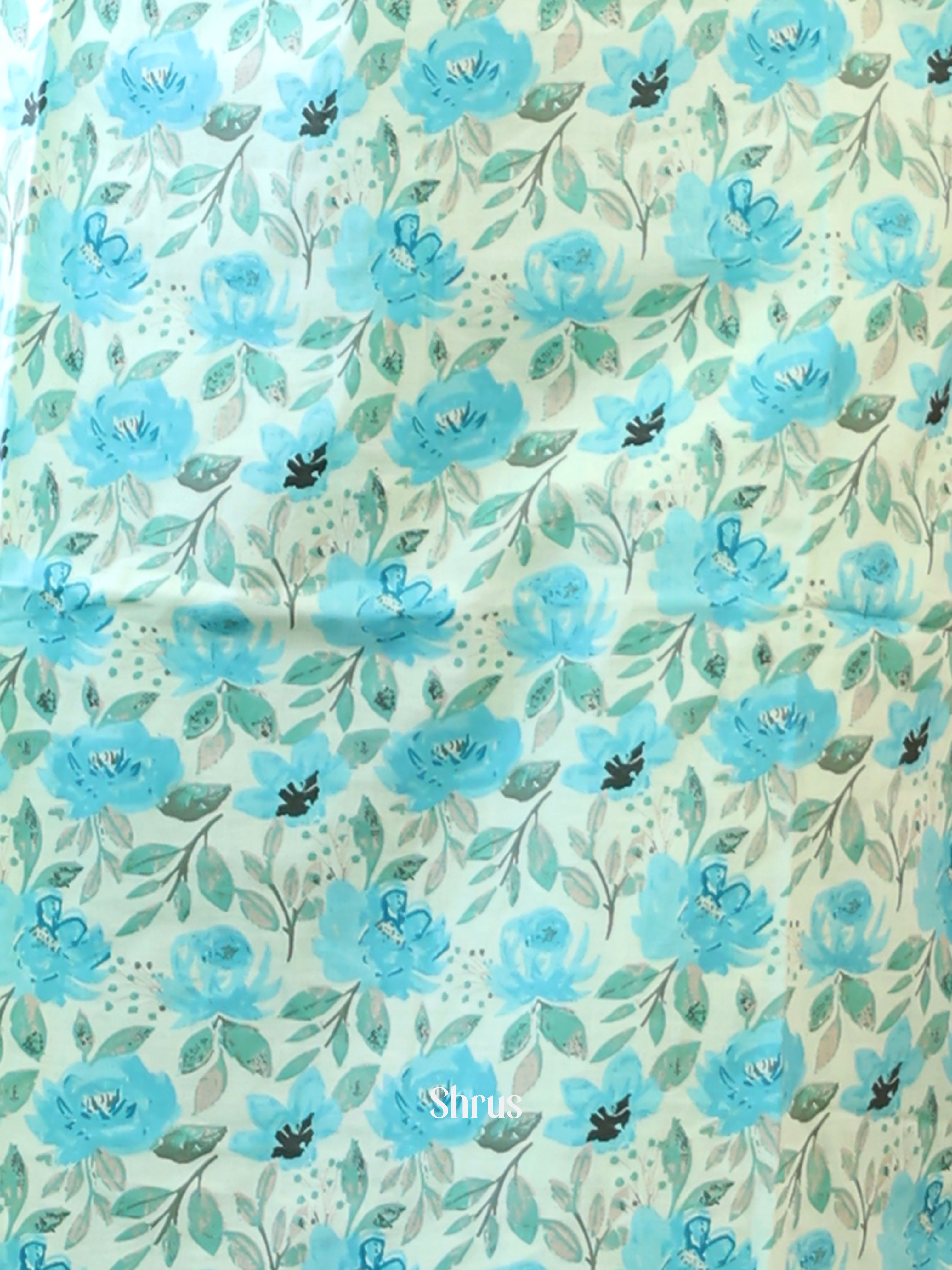 Blue & Green - 3pc Printed Readymade Suits - Shop on Shrus.com