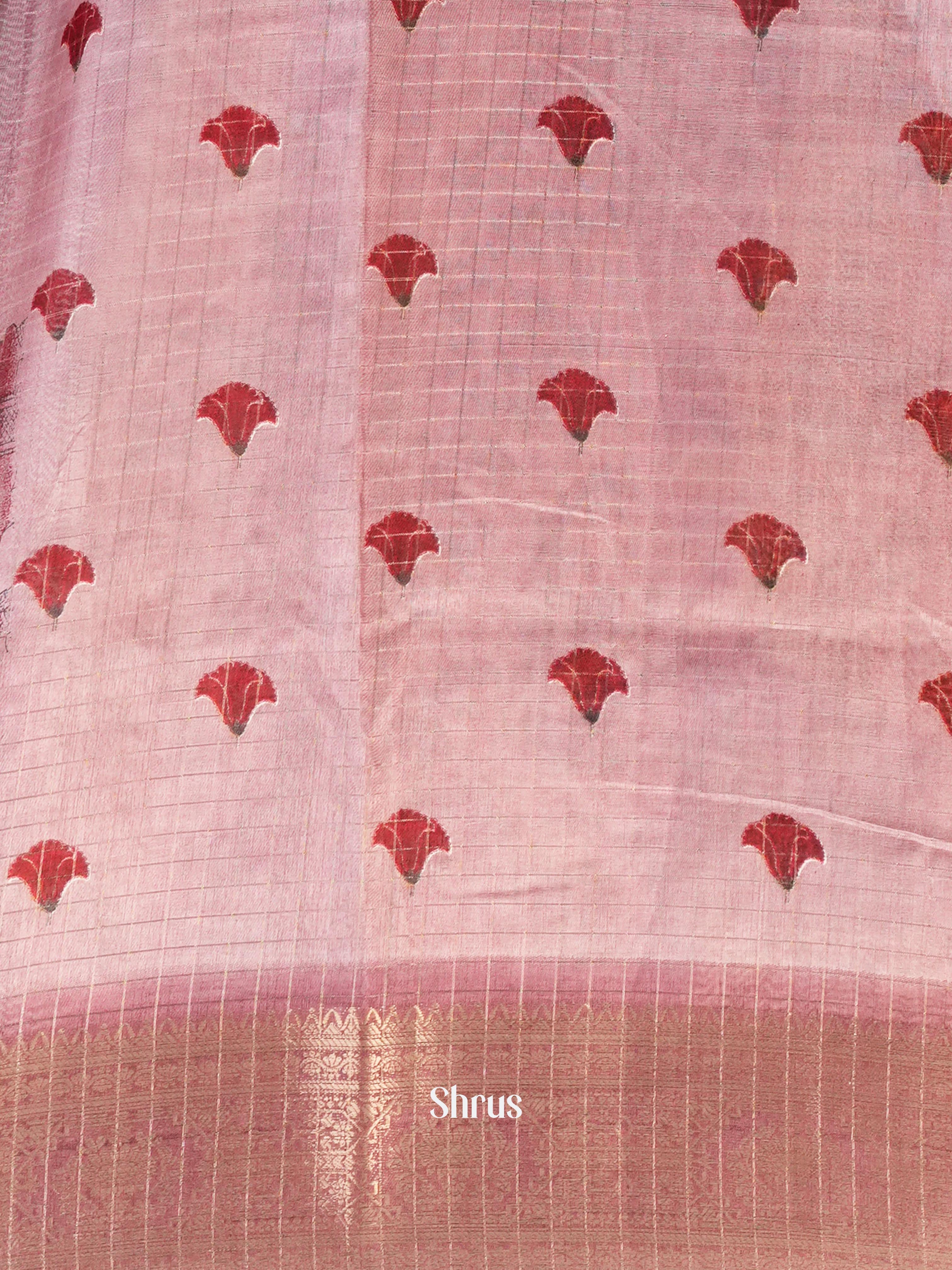 Purple - Semi Dola silk Saree - Shop on Shrus.com