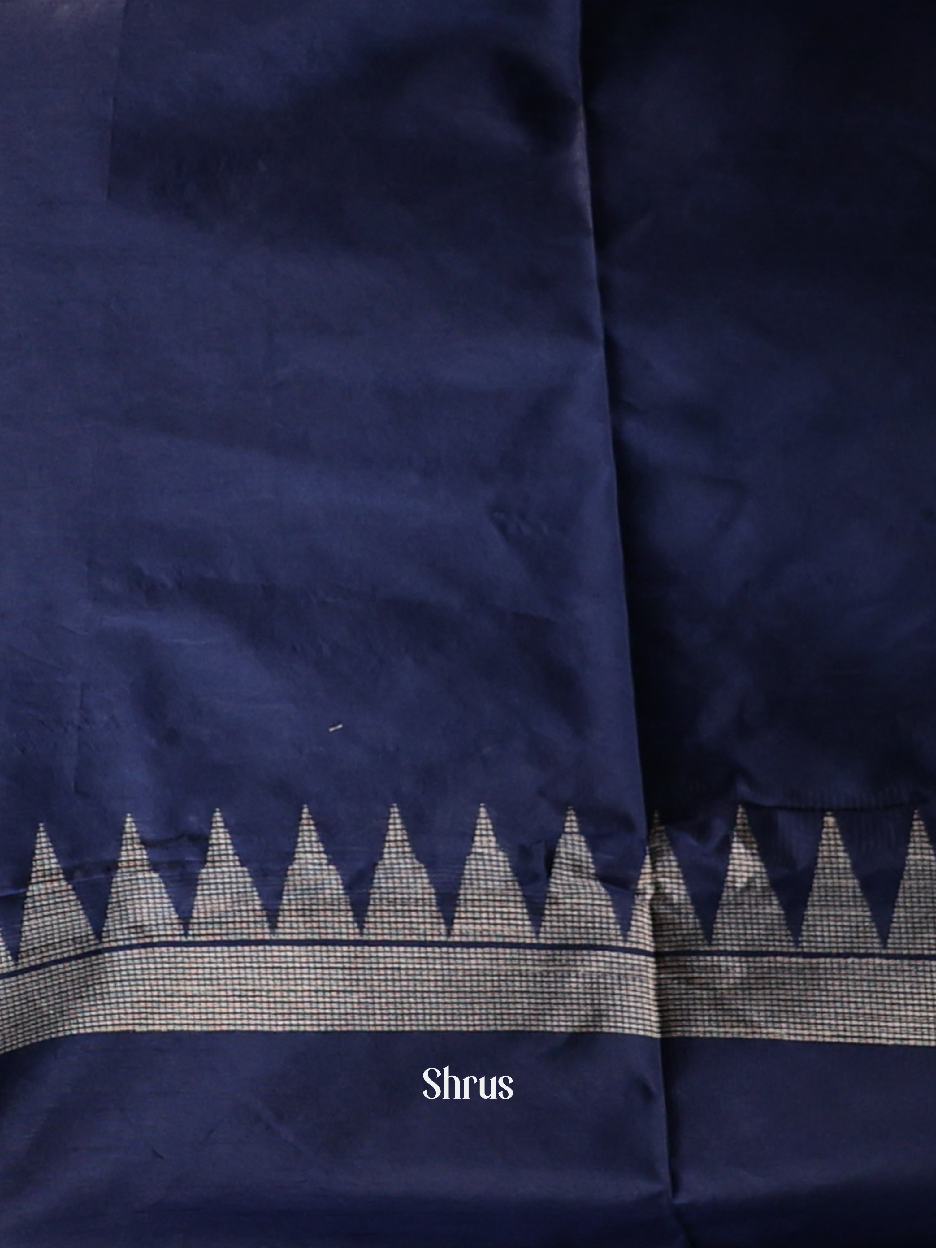 Blue - Semi Rawsilk Saree - Shop on Shrus.com