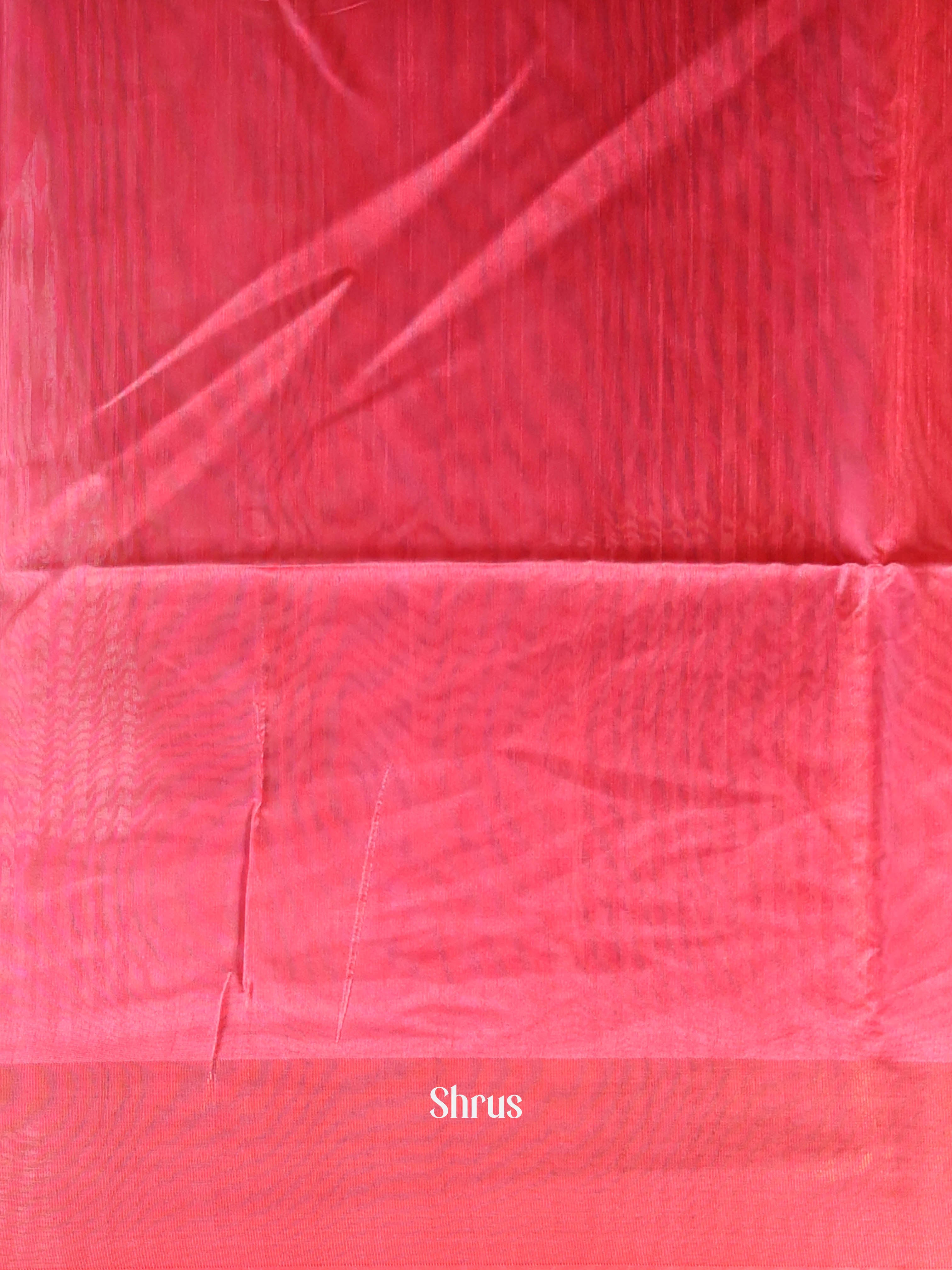Blue & Pink - Semi Jute Saree - Shop on Shrus.com