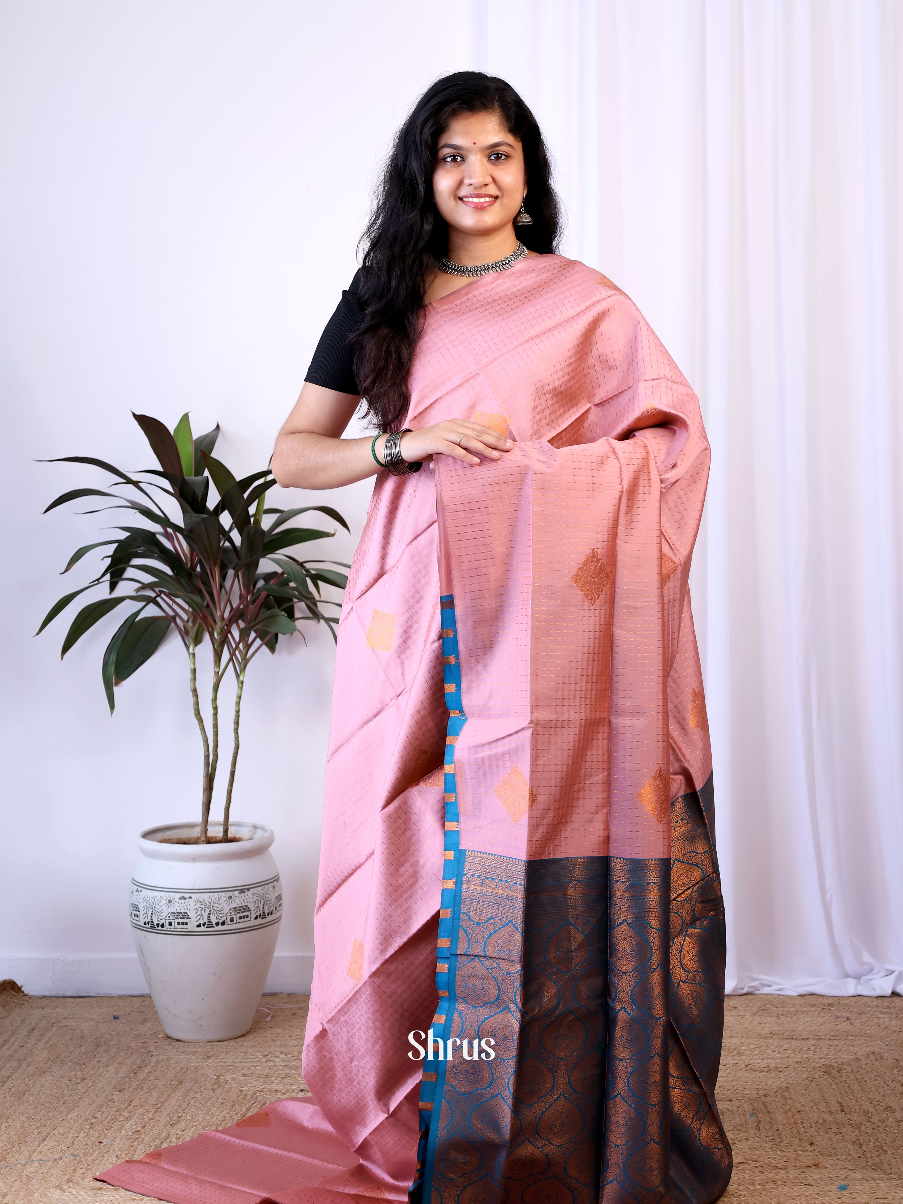 CIS15194 - Semi Softsilk Saree - Shop on Shrus.com