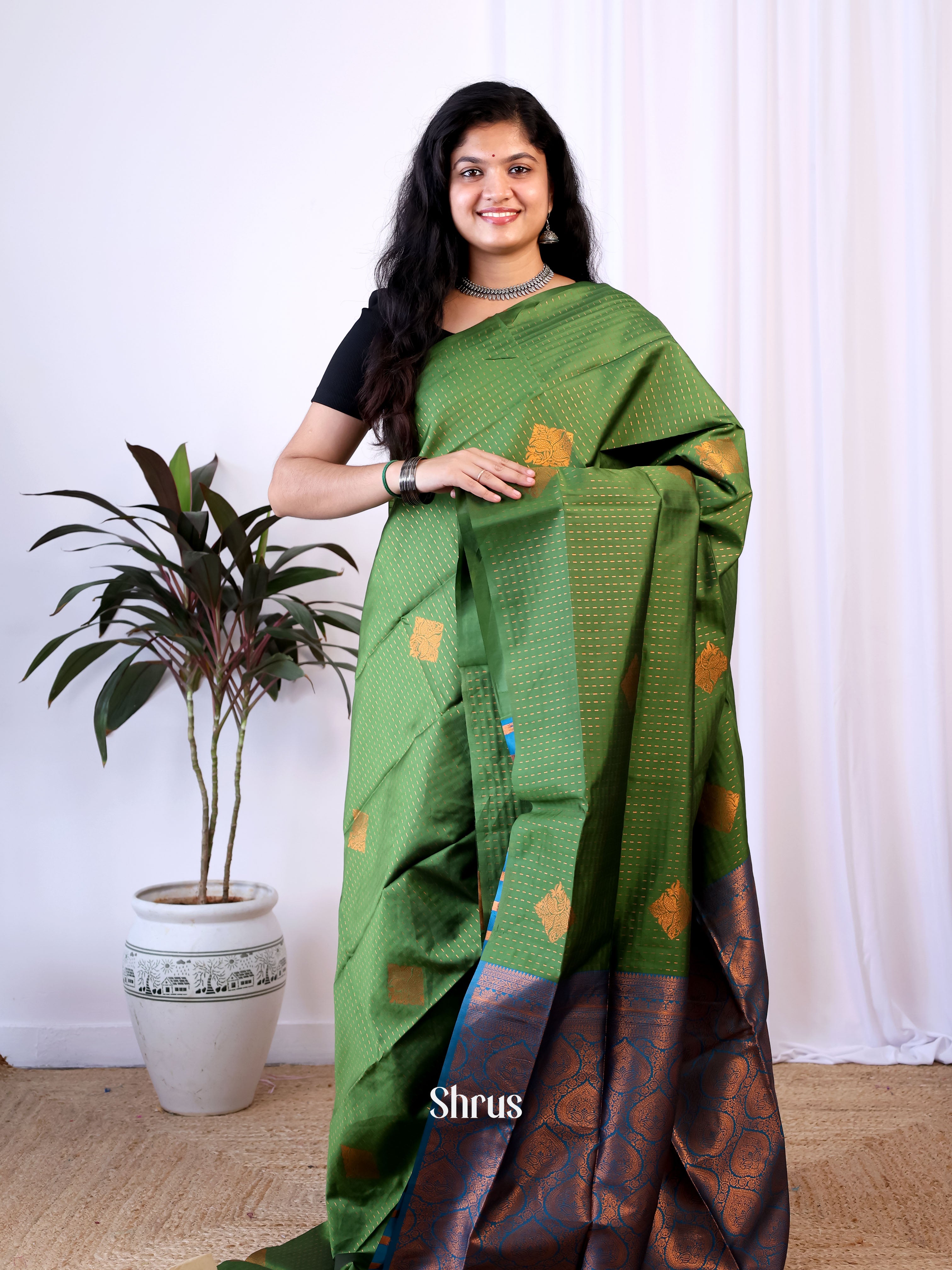 CIS15195 - Semi Softsilk Saree - Shop on Shrus.com