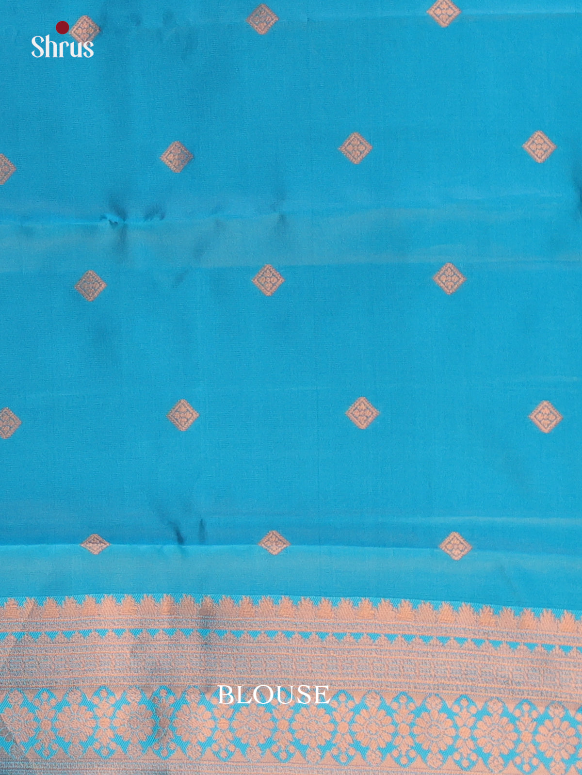 Dusty Pink & Blue - Semi Softsilk Saree - Shop on Shrus.com