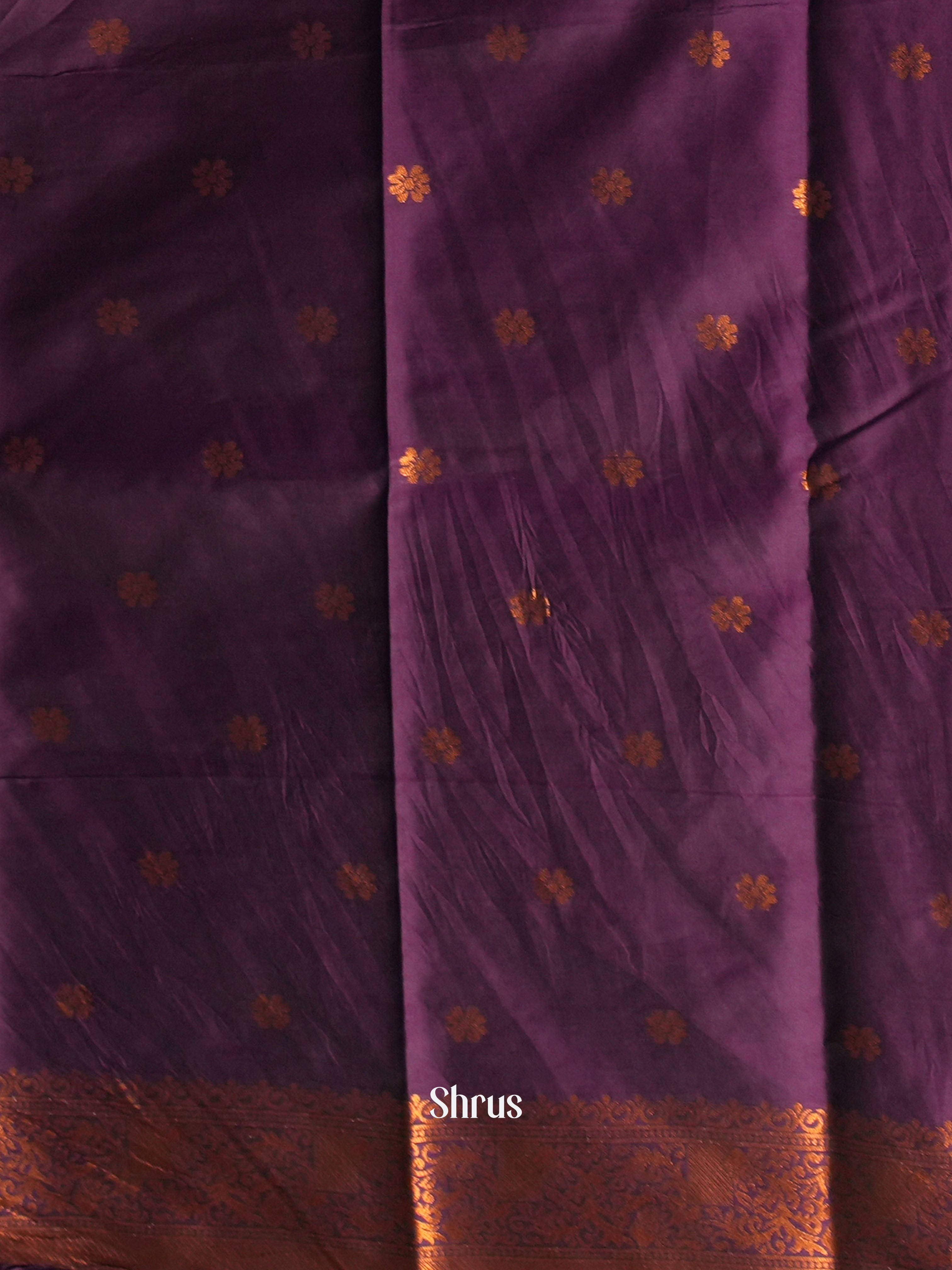 Green & Purple - Semi Softsilk - Shop on Shrus.com