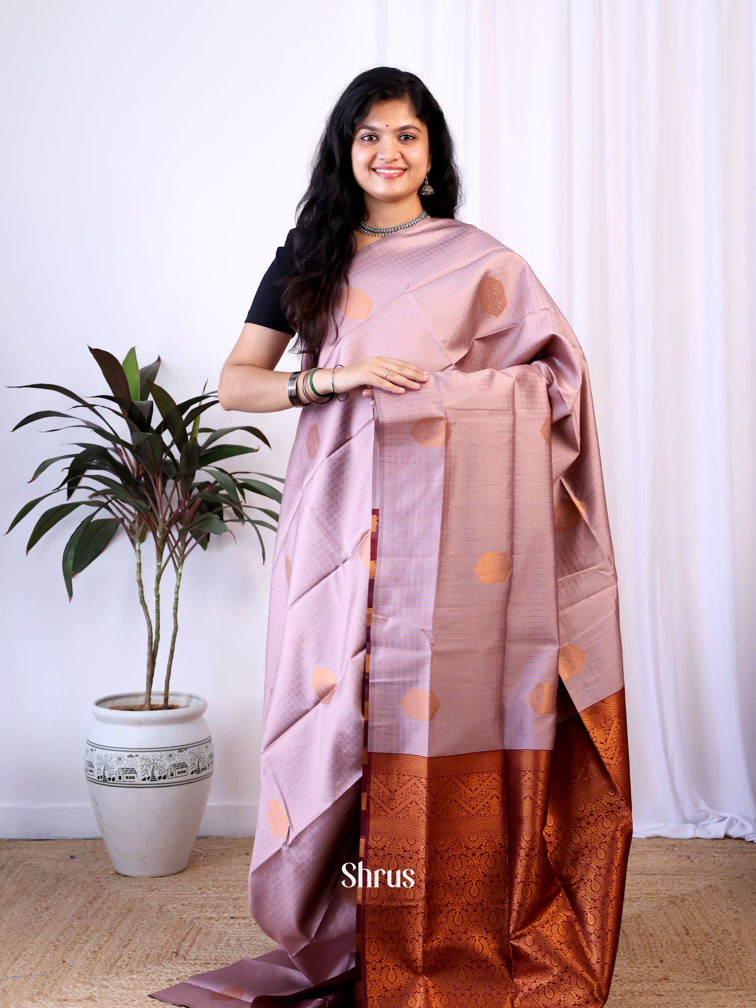 CIS15357 - Semi Softsilk Saree - Shop on Shrus.com