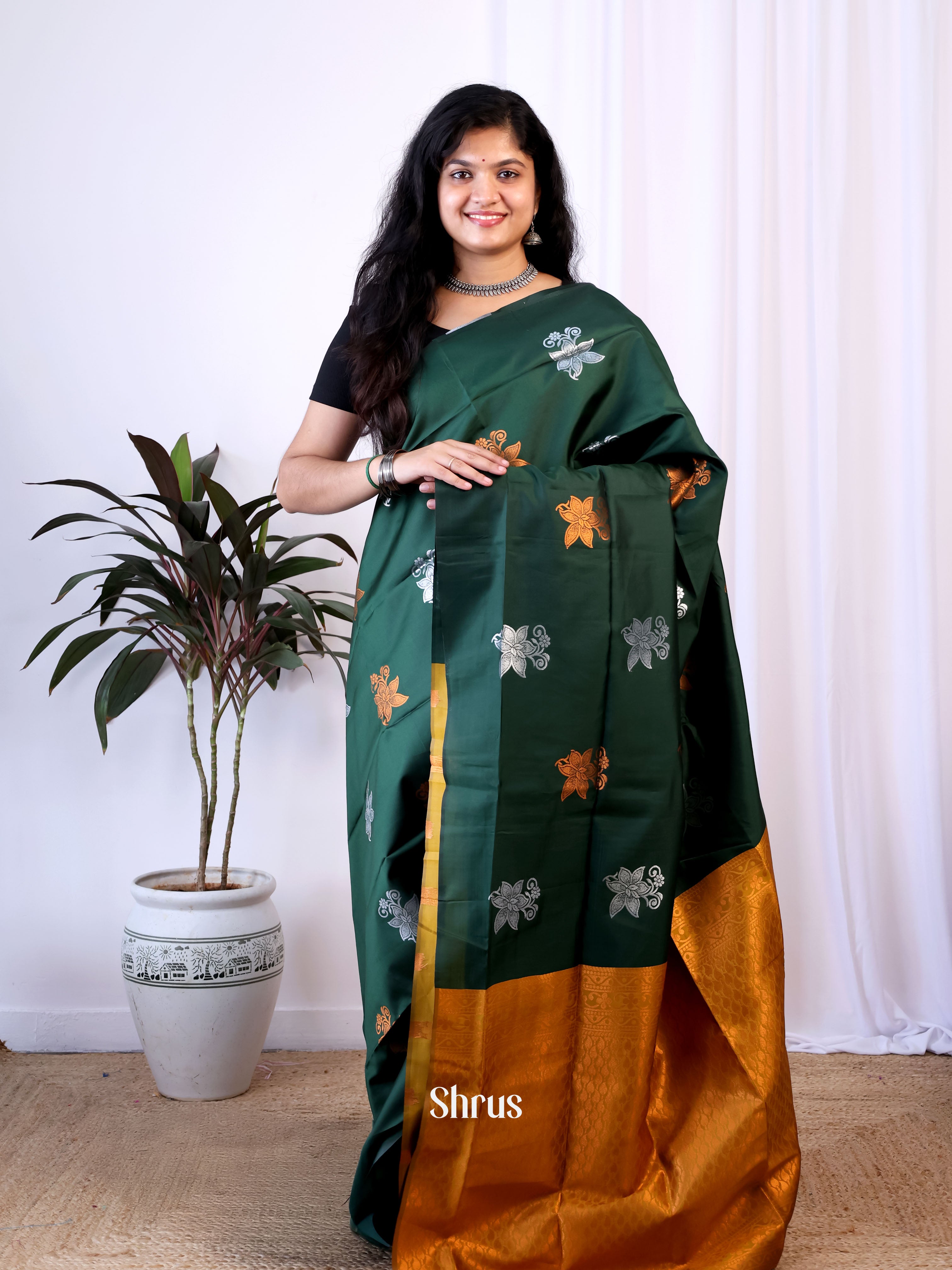 CIS15362 - Semi Softsilk Saree - Shop on Shrus.com