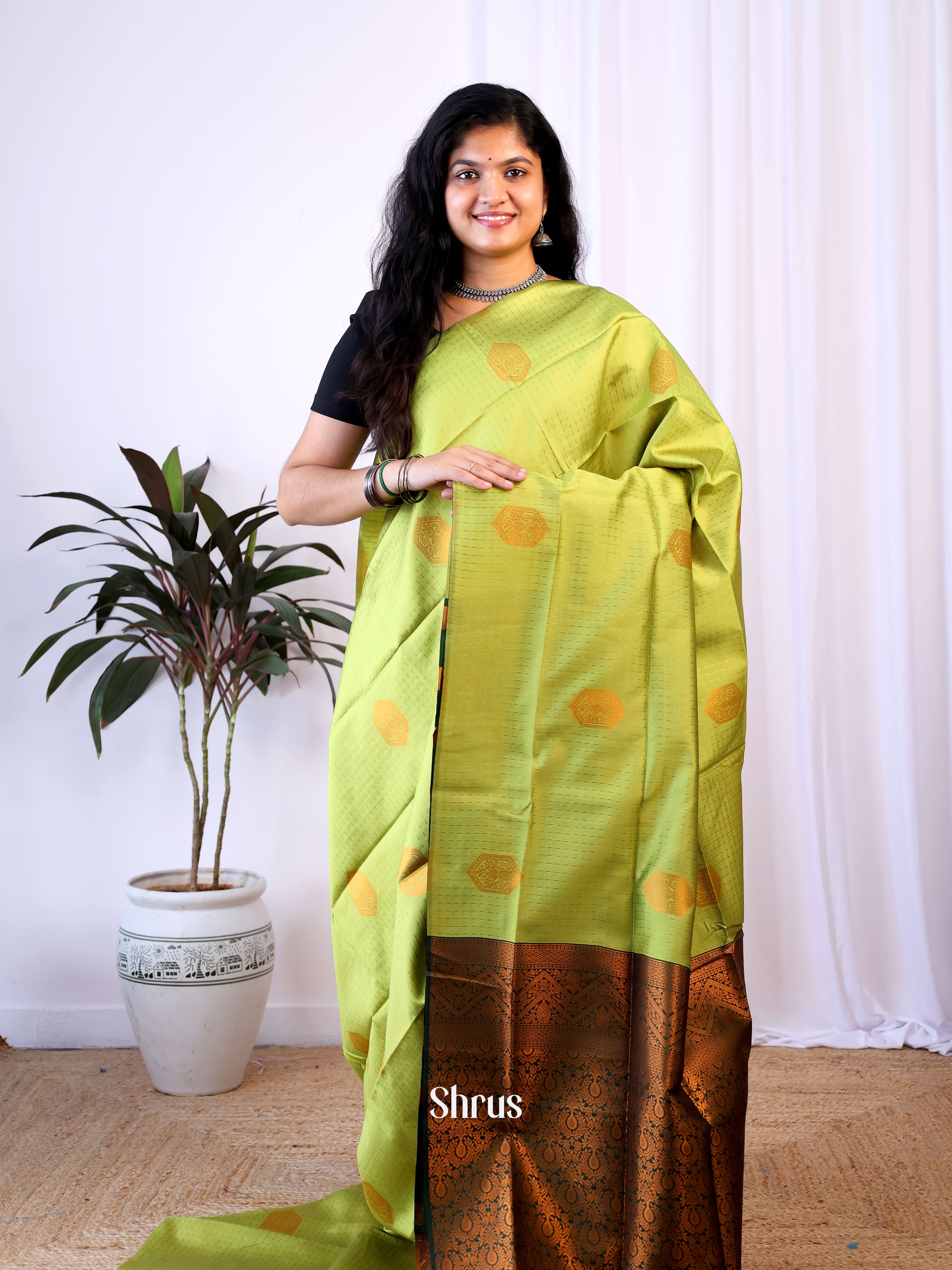 CIS15366 - Semi Softsilk Saree - Shop on Shrus.com