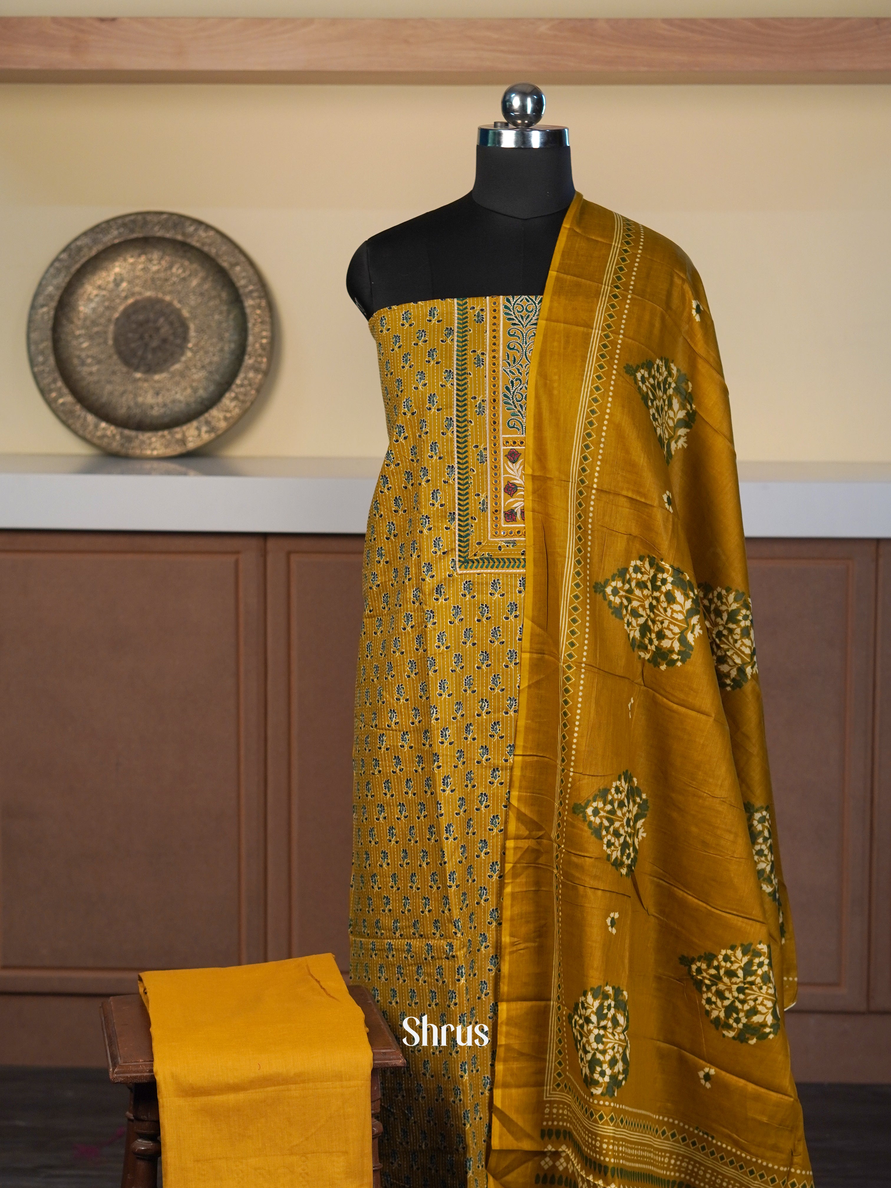 Mustard - Cotton salwar - Shop on Shrus.com