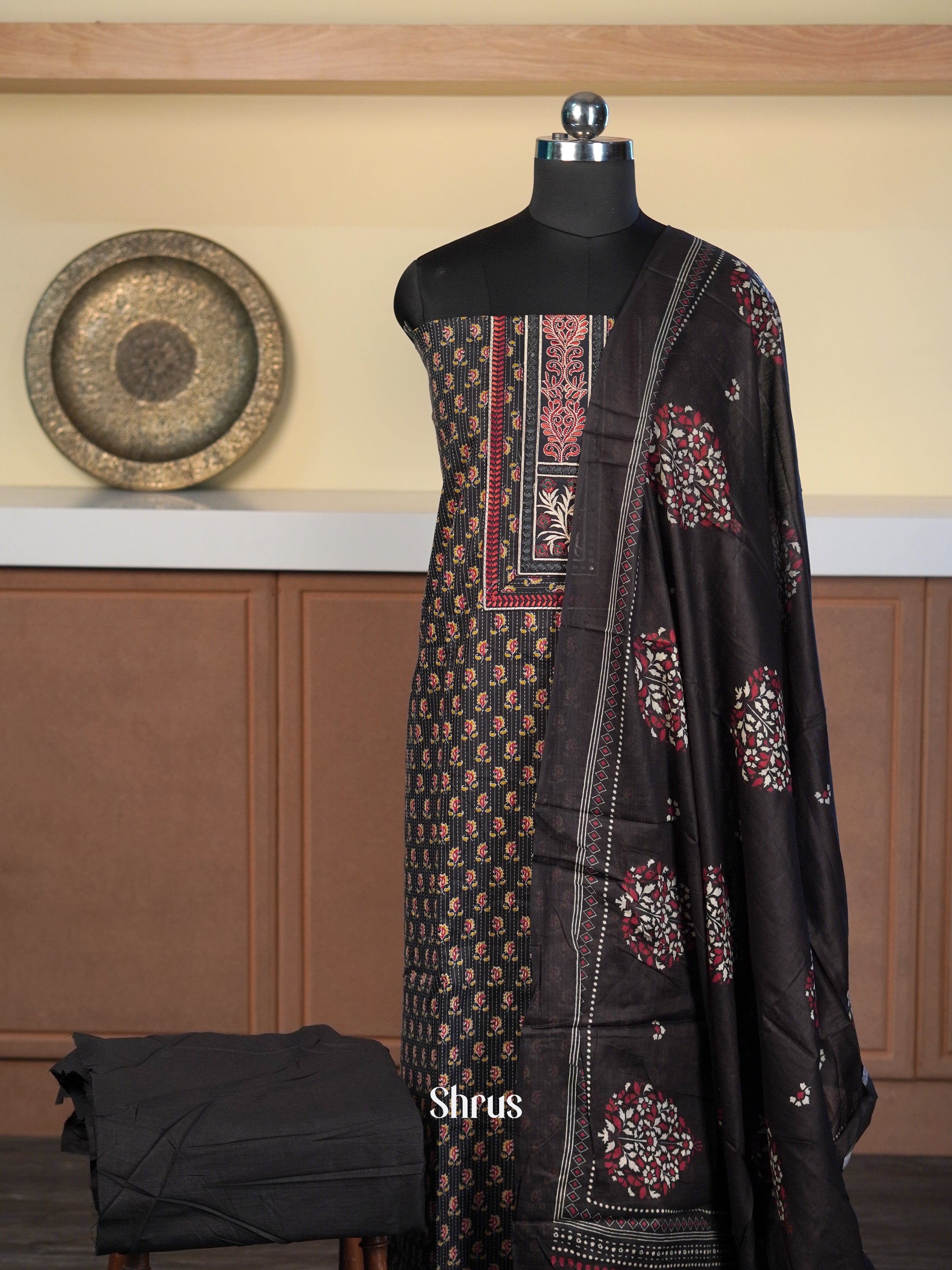 Black - Cotton salwar - Shop on Shrus.com