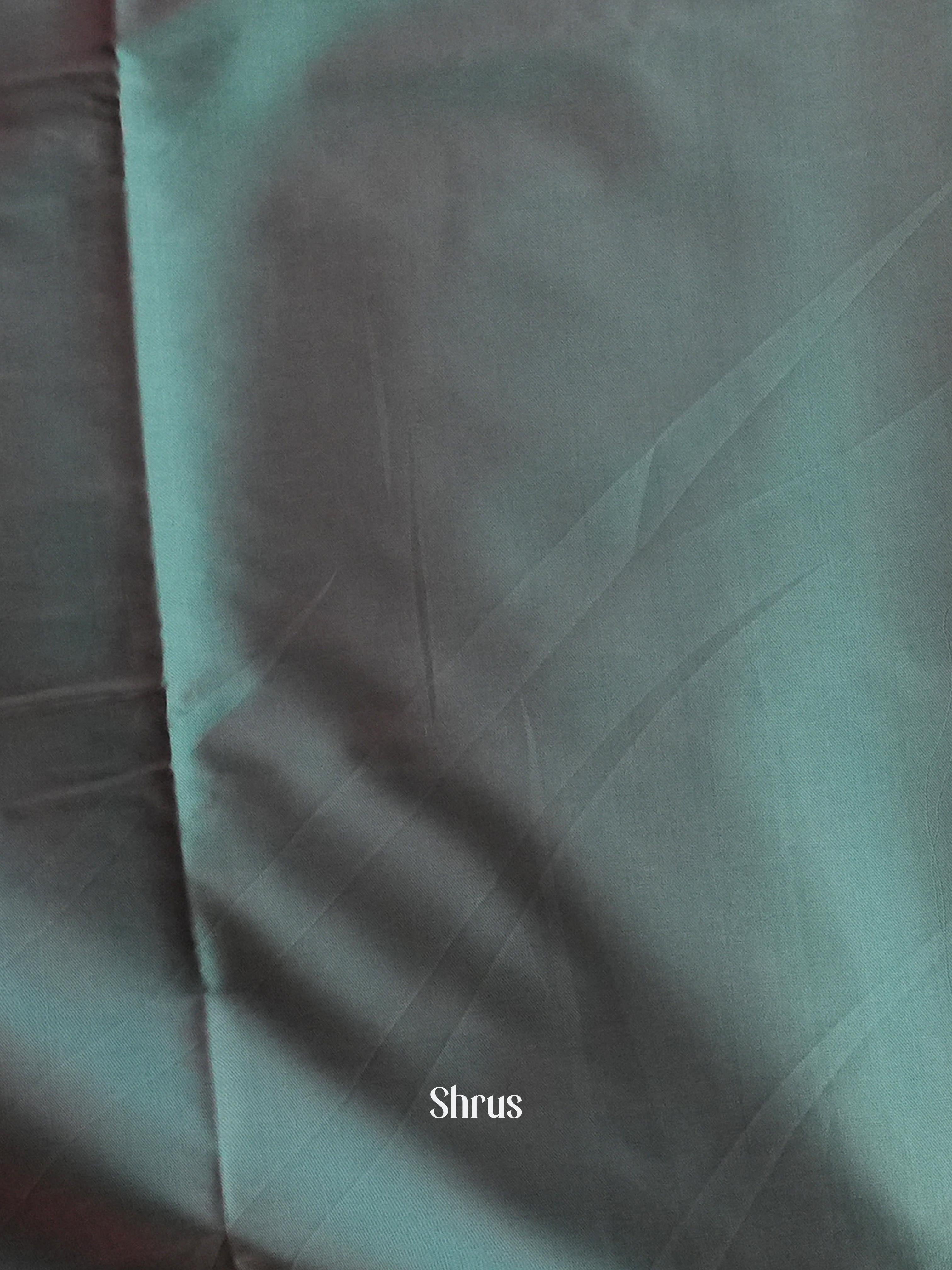 Pink & Grey- Semi Softsilk Saree - Shop on Shrus.com