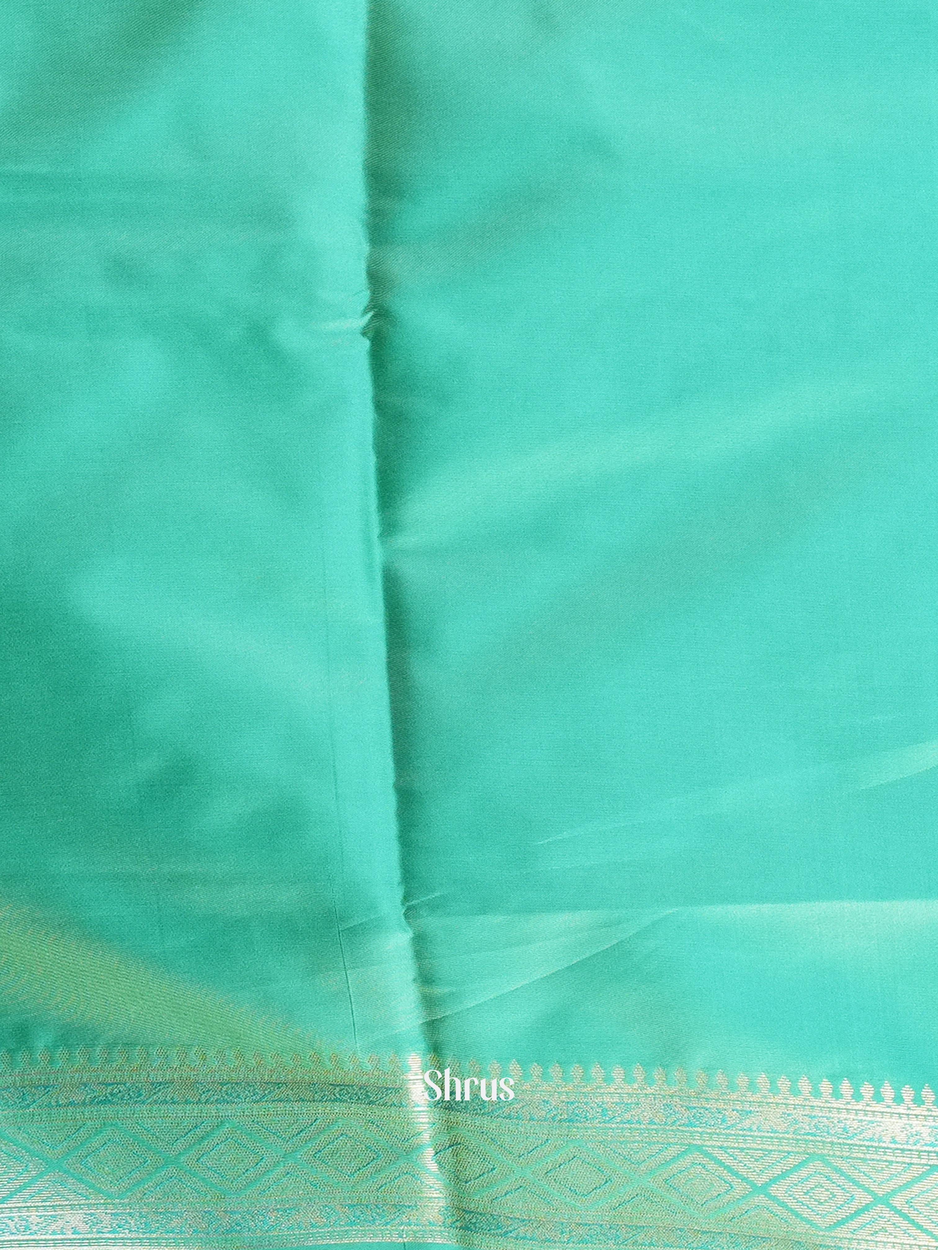 Mustard & Green- Semi Softsilk Saree - Shop on Shrus.com