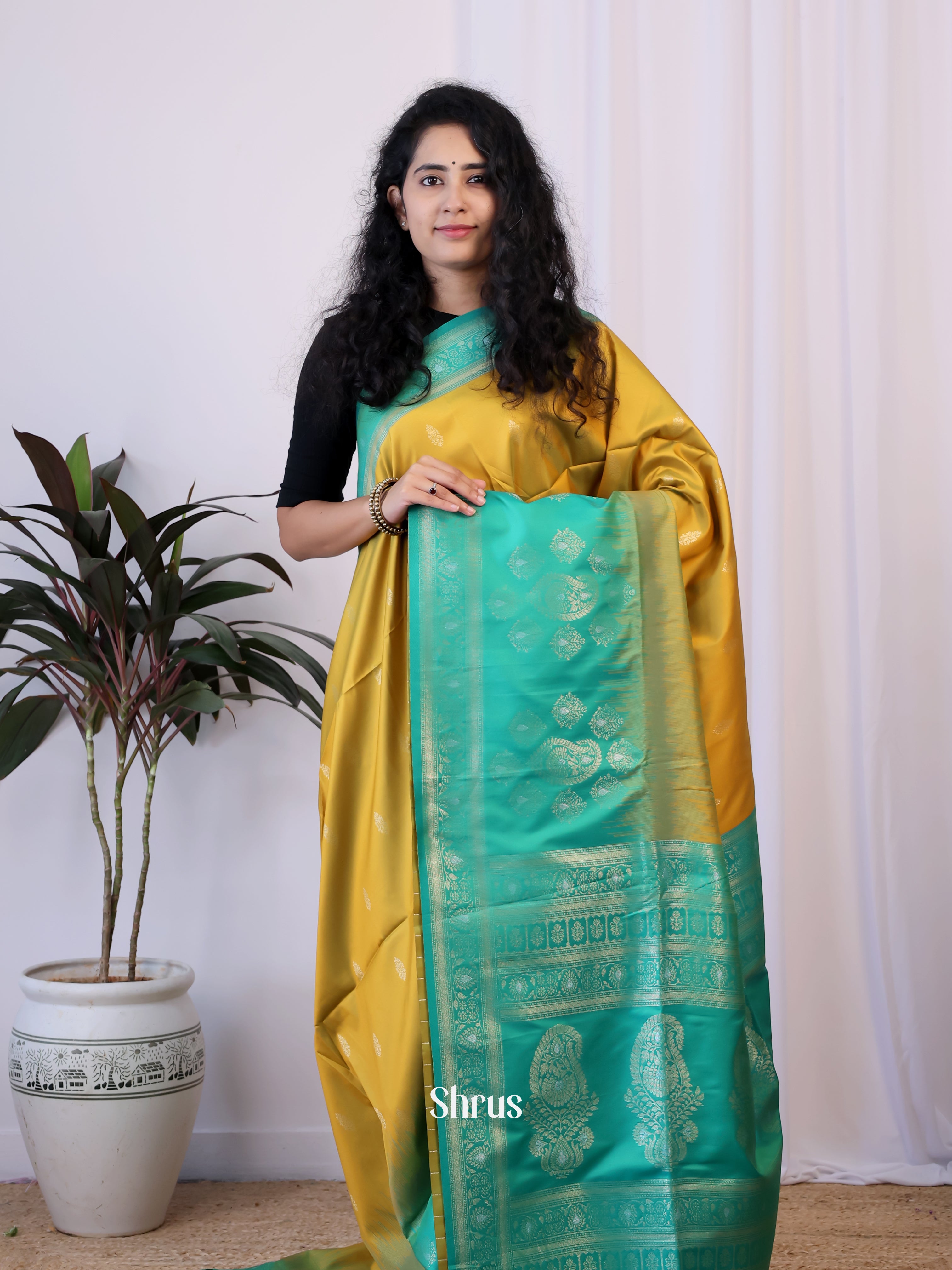 CIS15443 - Semi Softsilk Saree - Shop on Shrus.com