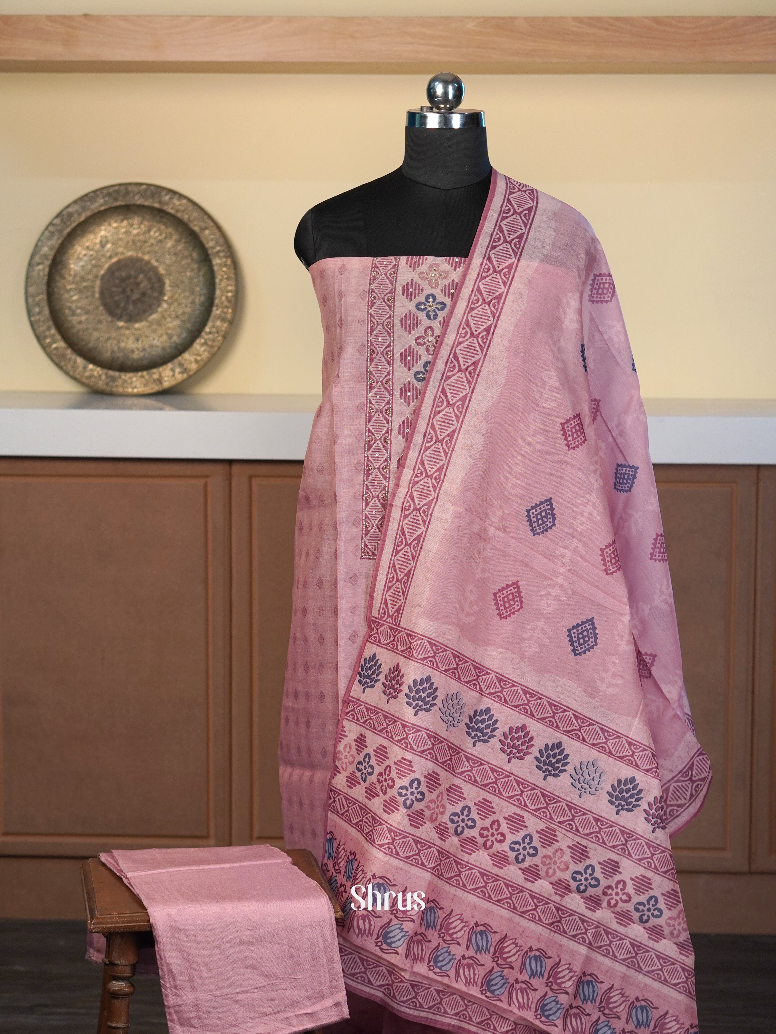 Onion Pink - Cotton salwar - Shop on Shrus.com